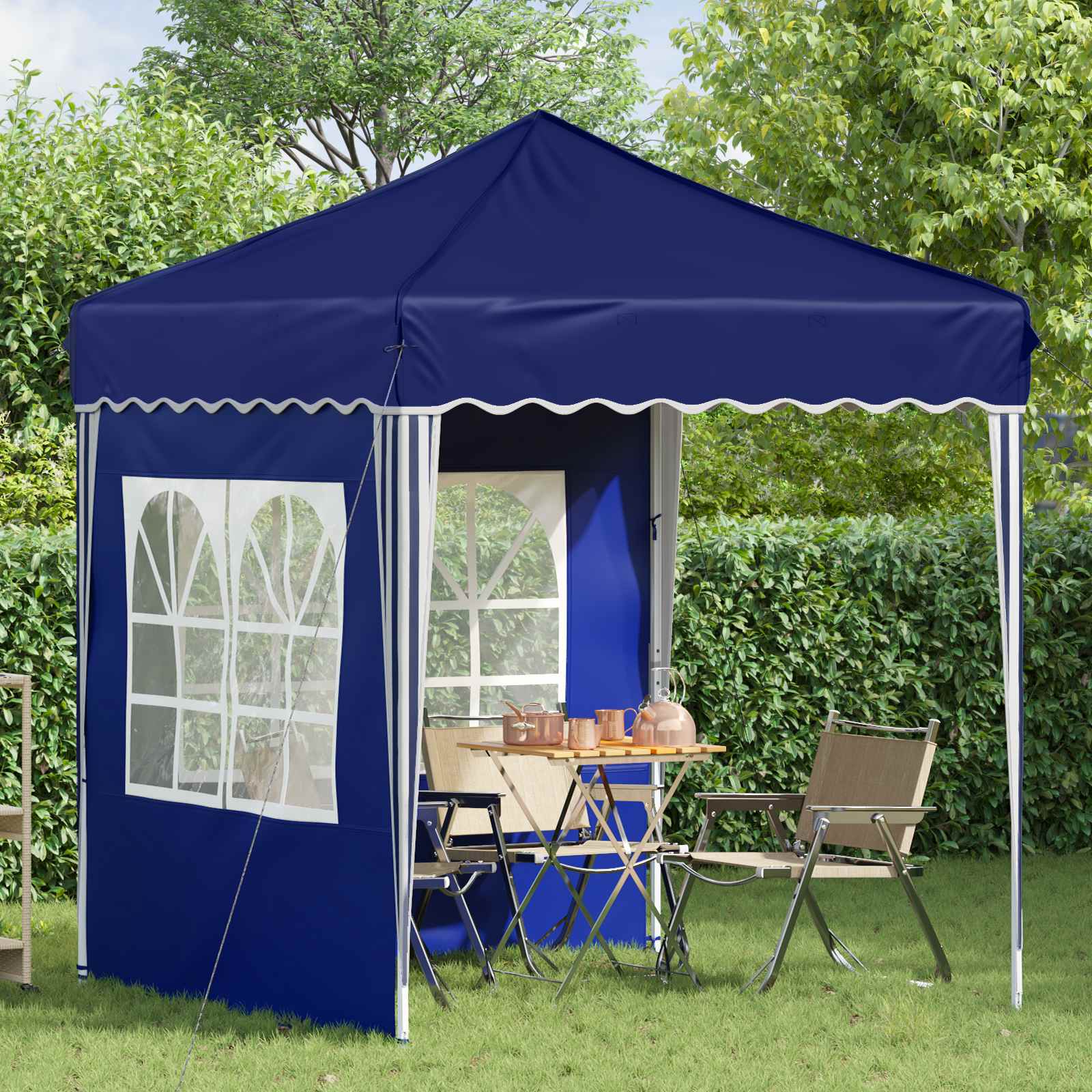 Pop-up šventinis palapinė 195 x 195 x 245 cm Mėlyna Pop-up šventinis palapinė 195 x 195 x 245 cm Mėlyna - Image 4
