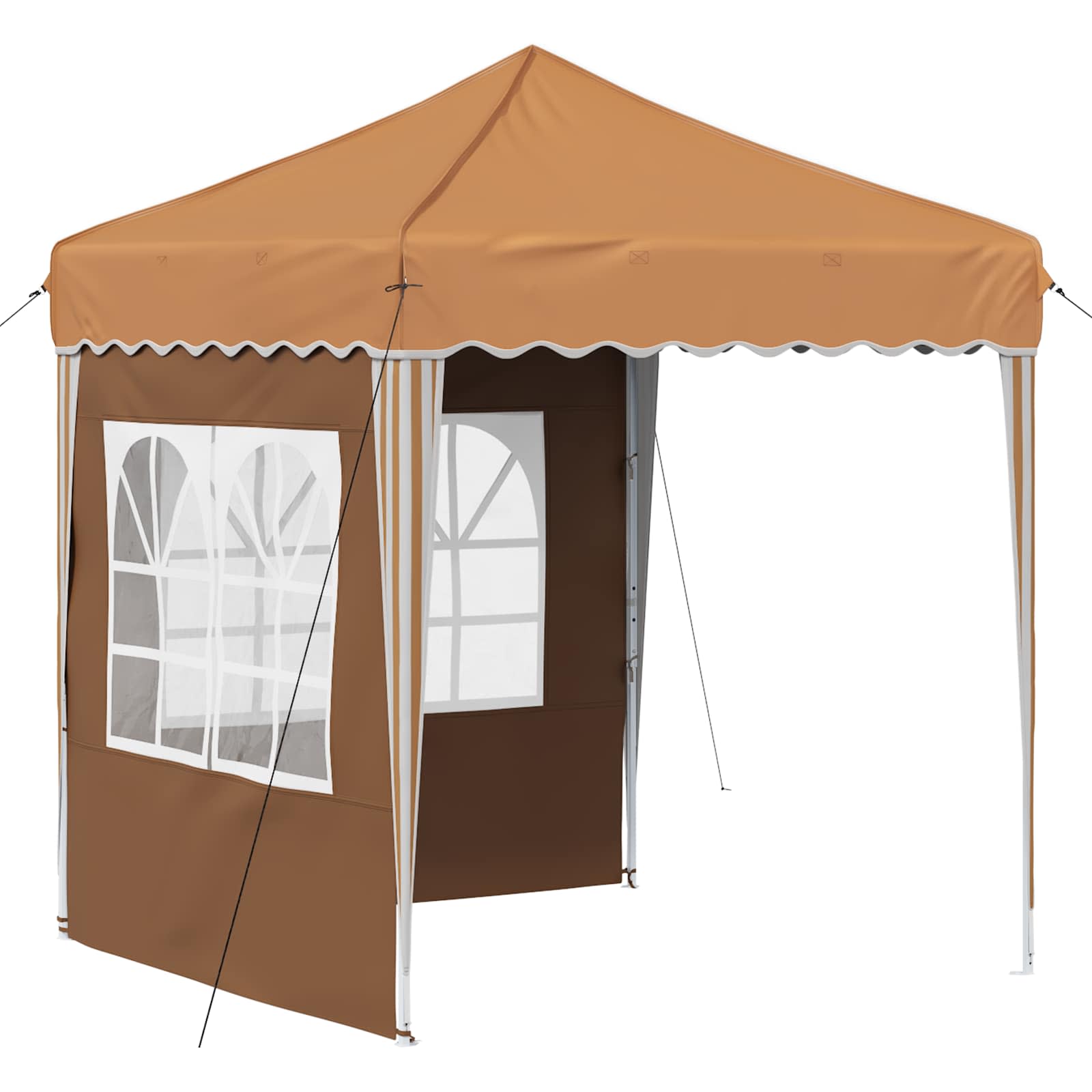Pop-up šventinis palapinė 195 x 195 x 245 cm Smėlio Pop-up šventinis palapinė 195 x 195 x 245 cm Smėlio - Image 3