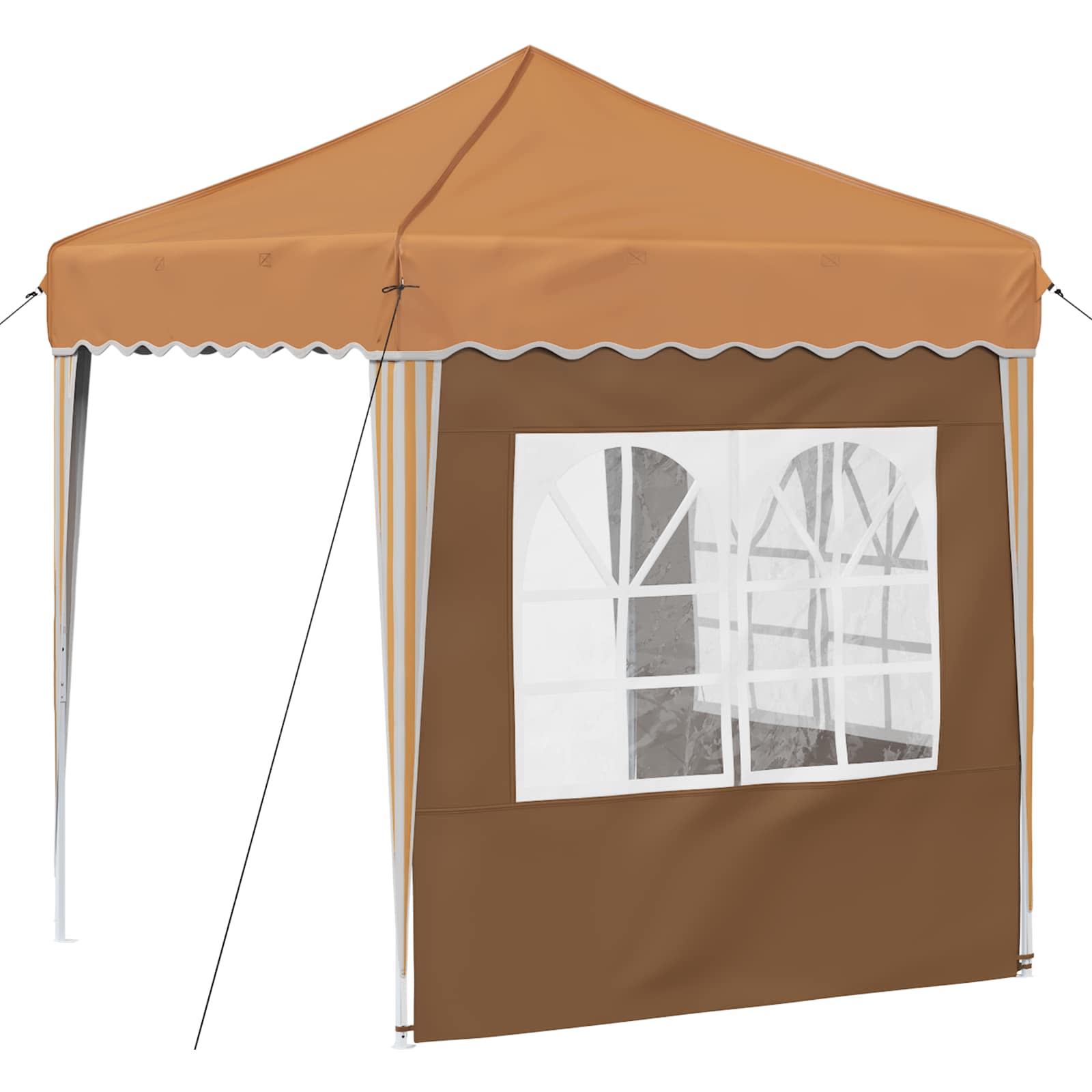 Pop-up šventinis palapinė 195 x 195 x 245 cm Smėlio Pop-up šventinis palapinė 195 x 195 x 245 cm Smėlio - Image 9