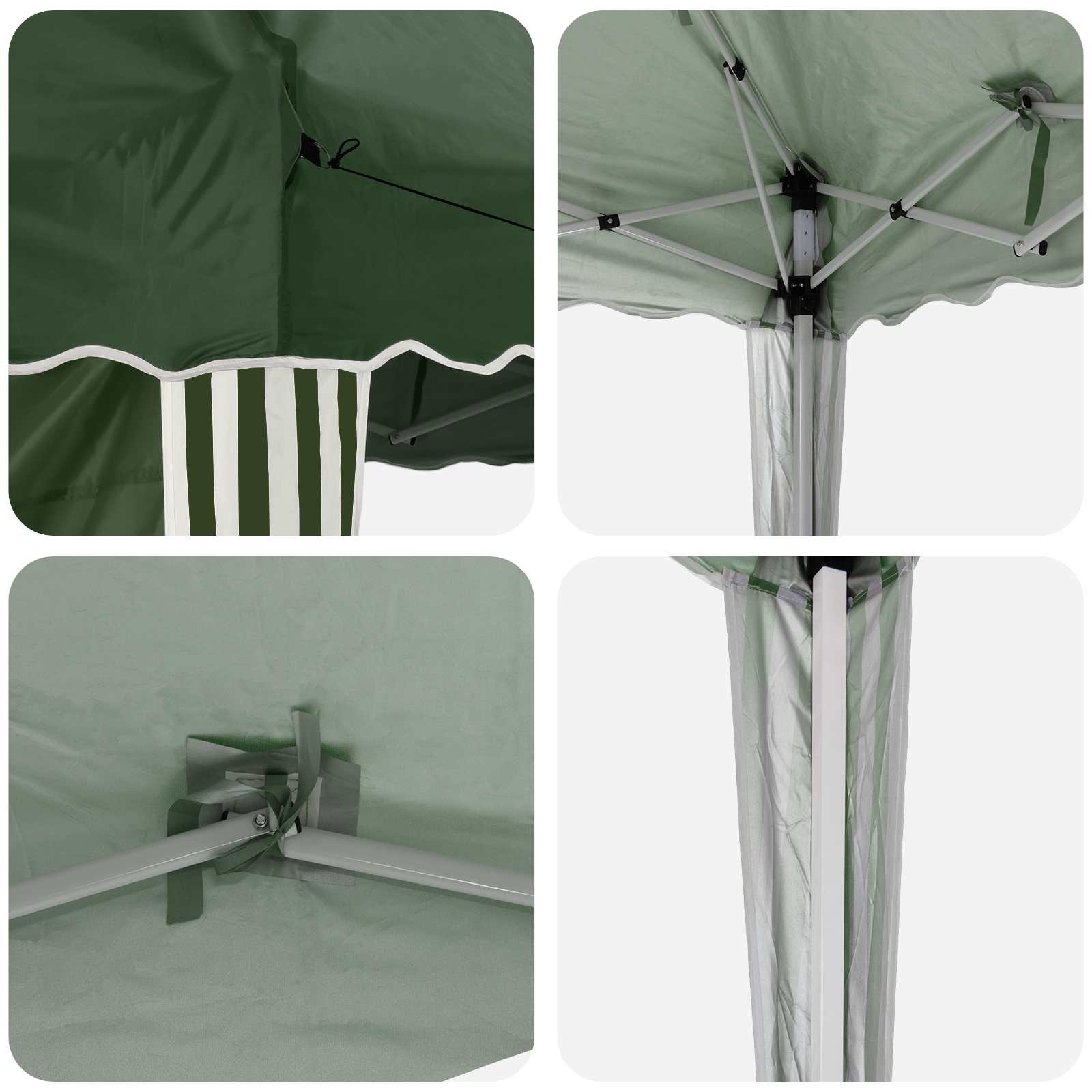 Pop-up šventinis palapinė 195 x 195 x 245 cm Žalia Pop-up šventinis palapinė 195 x 195 x 245 cm Žalia - Image 12