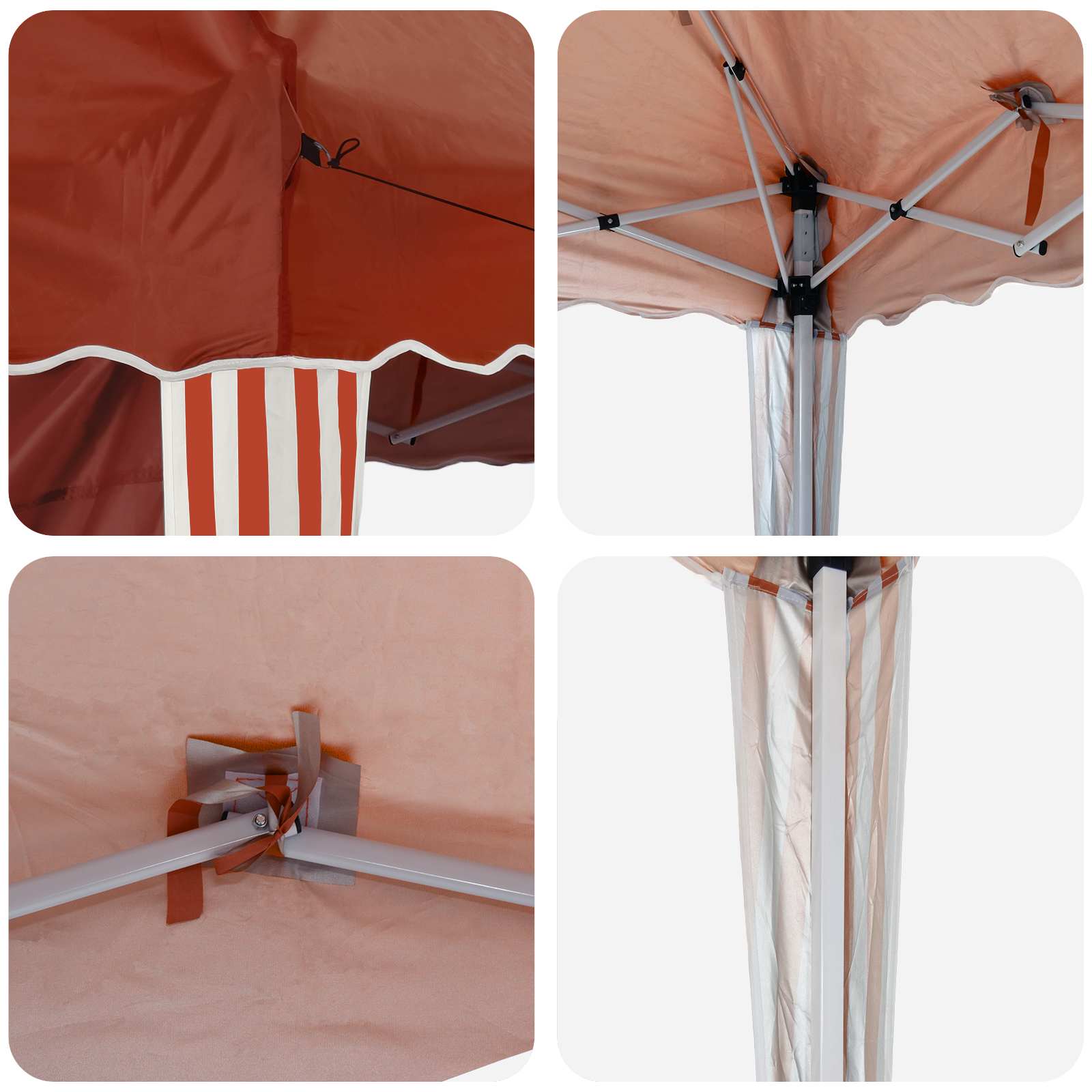 Pop-up šventinis palapinė 195 x 195 x 245 cm Terakotos Pop-up šventinis palapinė 195 x 195 x 245 cm Terakotos - Image 12