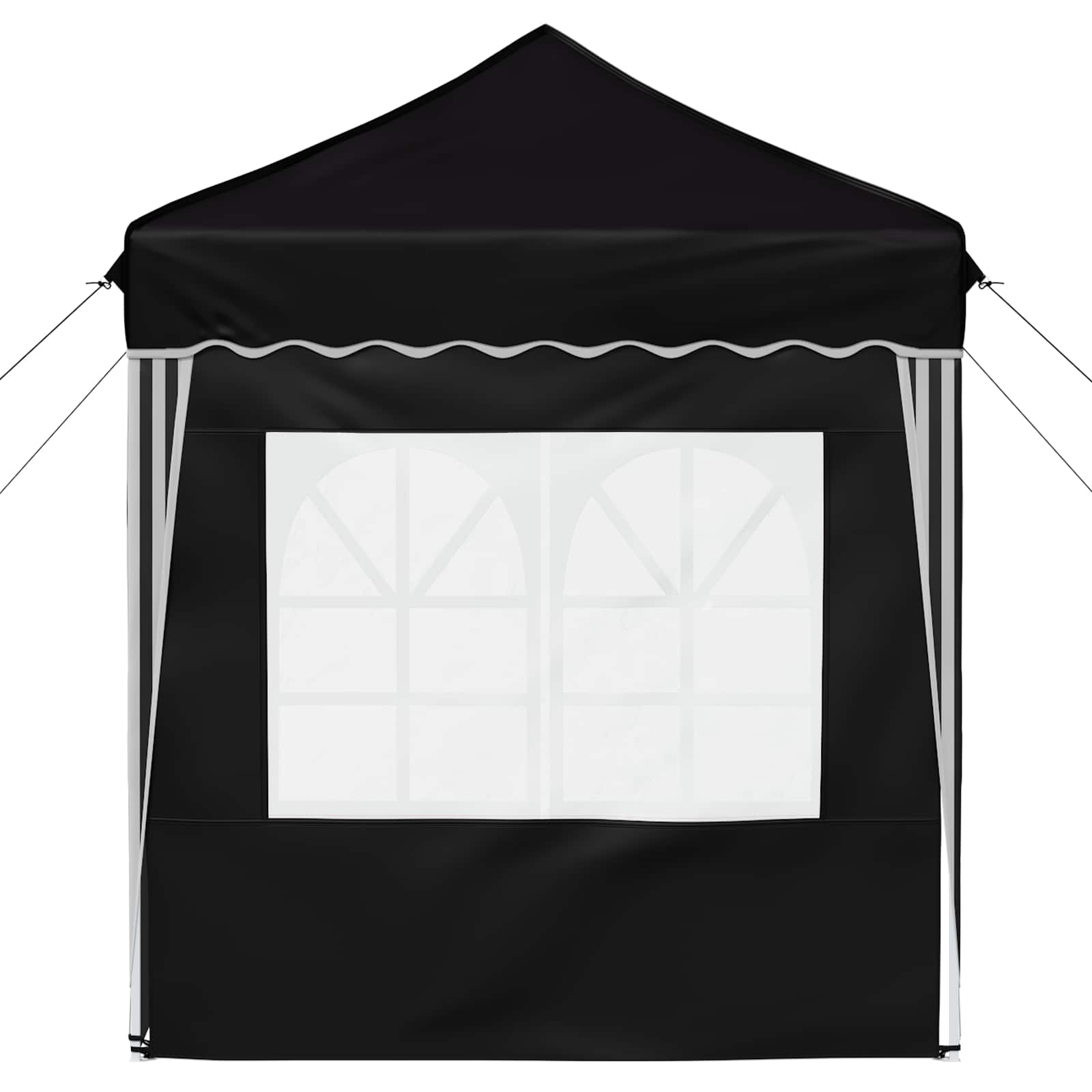 Pop-up šventinis palapinė 195 x 195 x 245 cm Juoda Pop-up šventinis palapinė 195 x 195 x 245 cm Juoda - Image 8