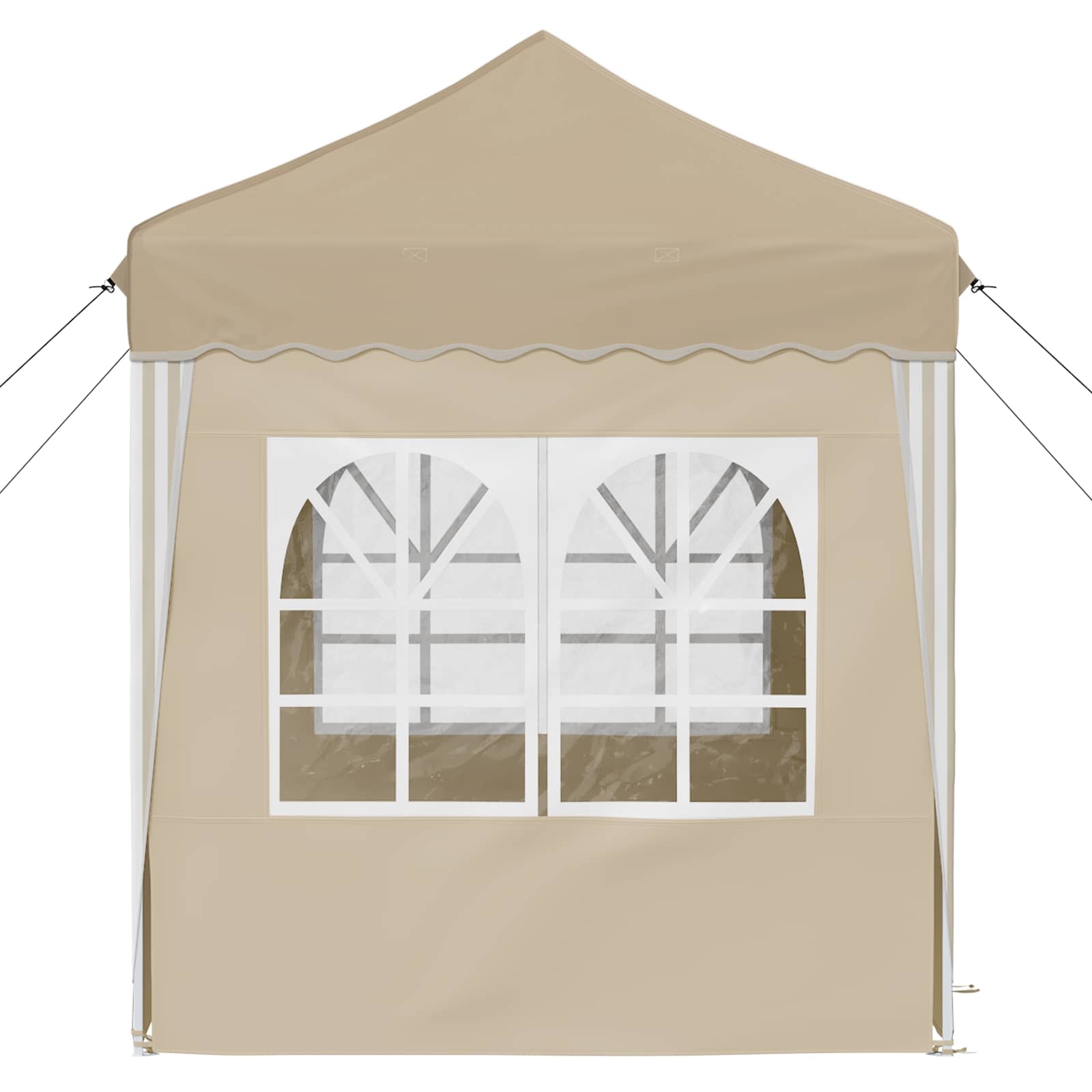Pop-up šventinis palapinė 195 x 195 x 245 cm Kreminė Pop-up šventinis palapinė 195 x 195 x 245 cm Kreminė - Image 9