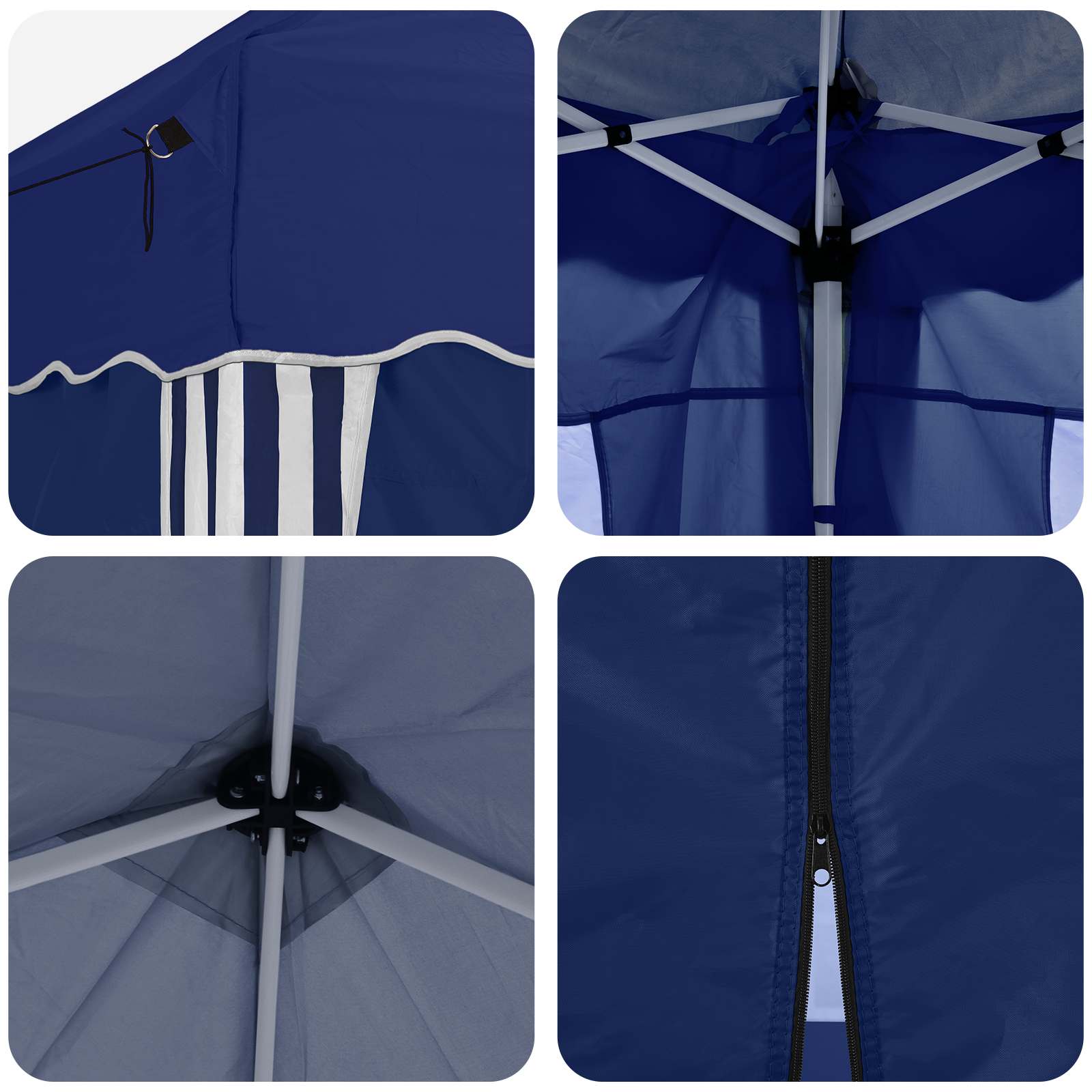 Pop-up šventinis palapinė 195 x 195 x 245 cm Mėlyna Pop-up šventinis palapinė 195 x 195 x 245 cm Mėlyna - Image 13
