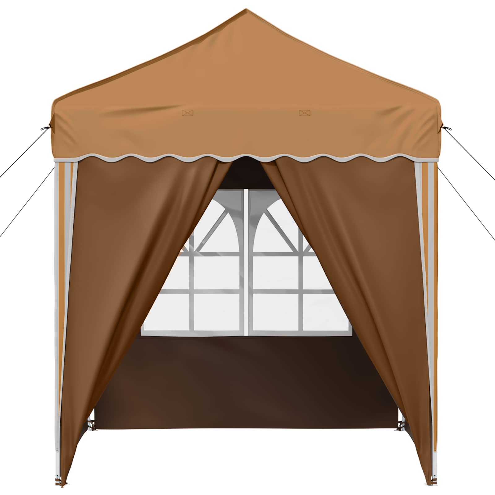 Pop-up šventinis palapinė 195 x 195 x 245 cm Smėlio Pop-up šventinis palapinė 195 x 195 x 245 cm Smėlio - Image 8