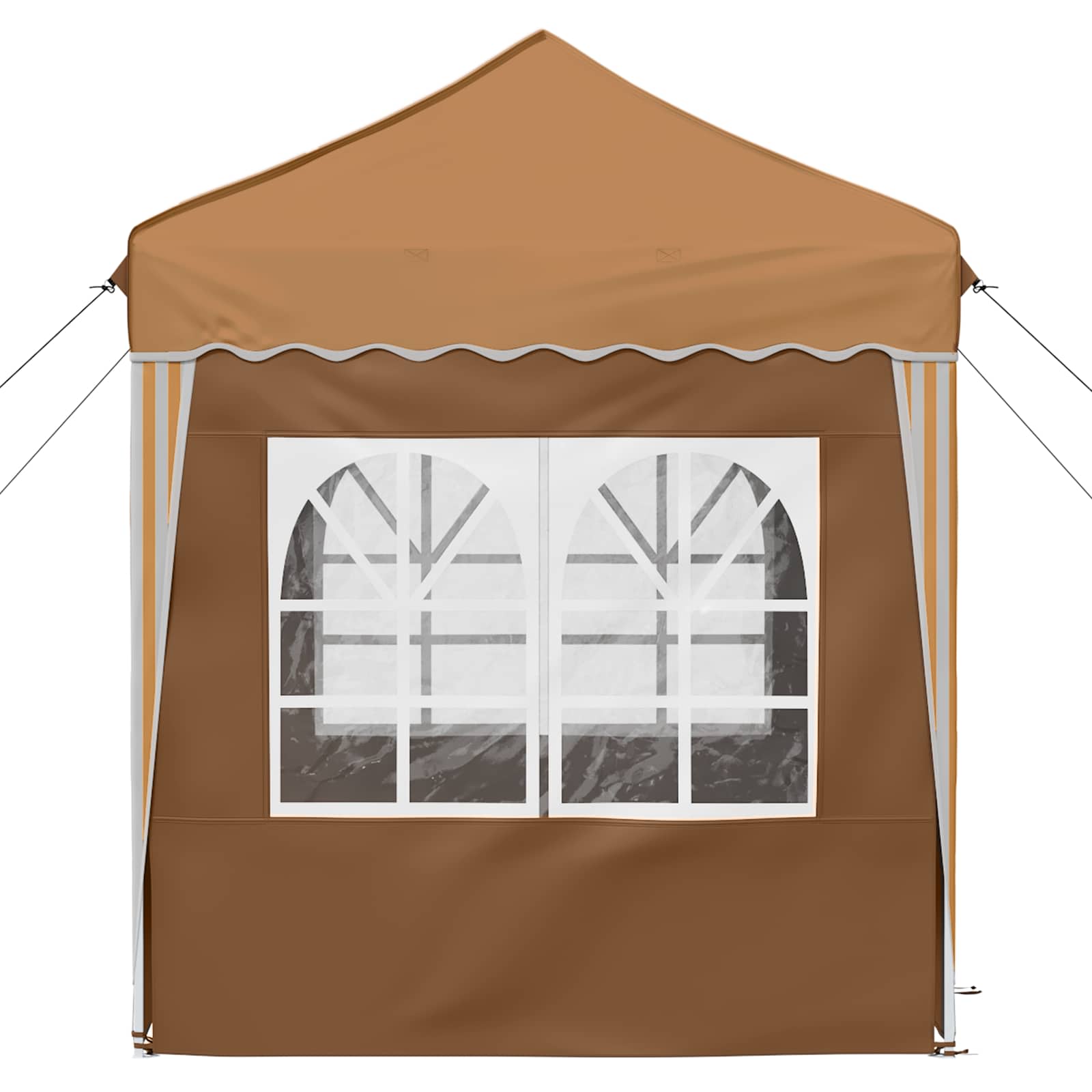 Pop-up šventinis palapinė 195 x 195 x 245 cm Smėlio Pop-up šventinis palapinė 195 x 195 x 245 cm Smėlio - Image 9