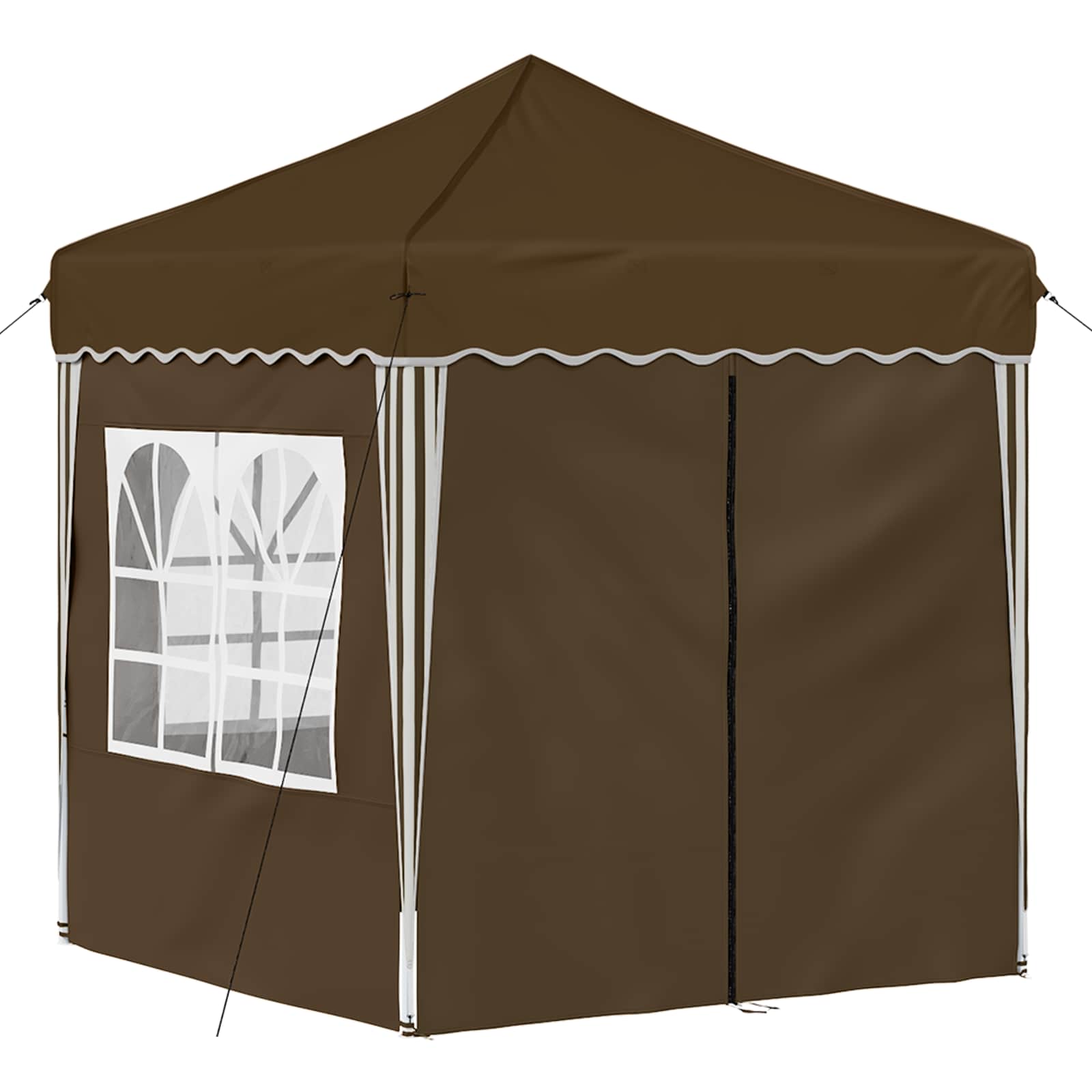 Pop-up šventinis palapinė 195 x 195 x 245 cm Taupe Pop-up šventinis palapinė 195 x 195 x 245 cm Taupe - Image 6
