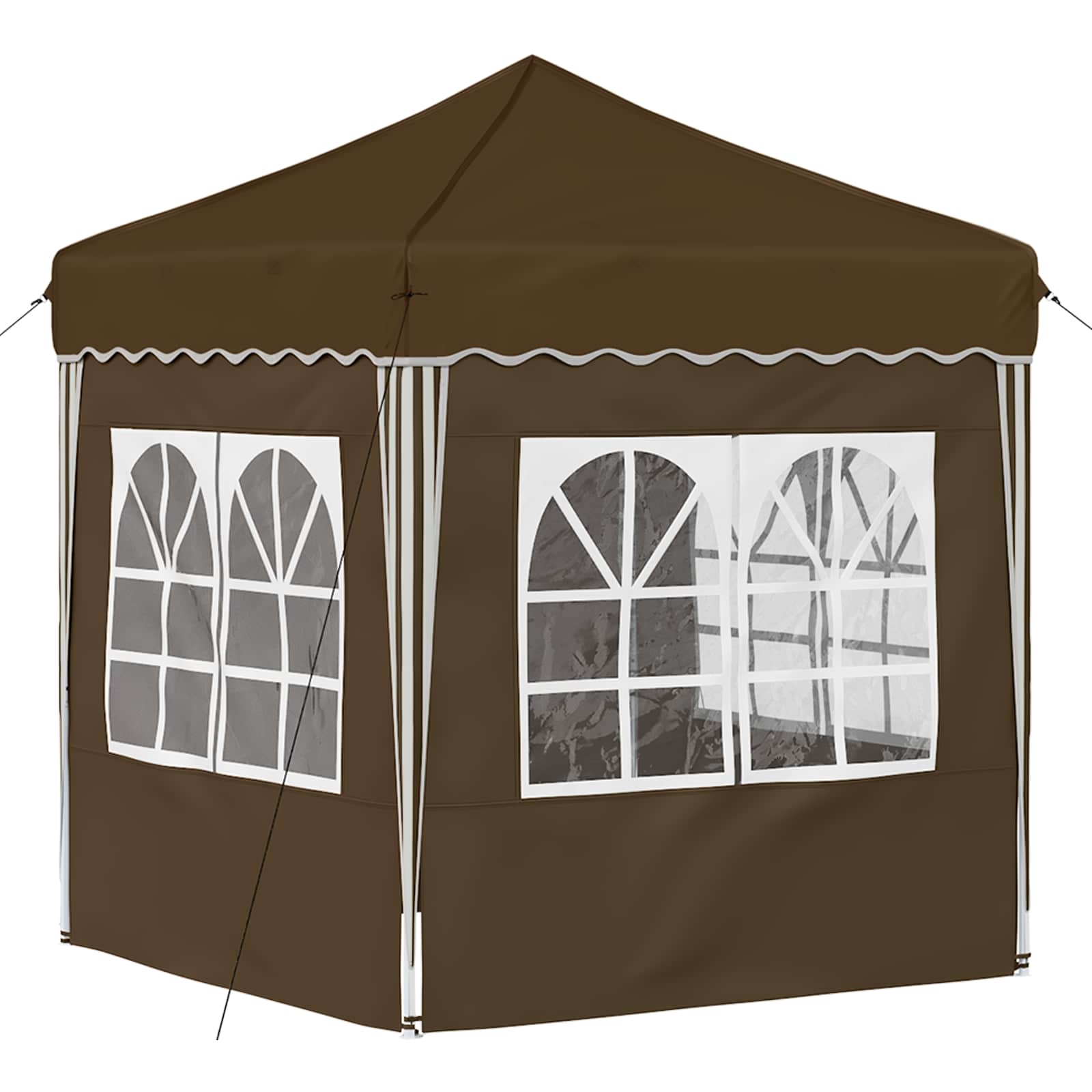 Pop-up šventinis palapinė 195 x 195 x 245 cm Taupe Pop-up šventinis palapinė 195 x 195 x 245 cm Taupe - Image 10