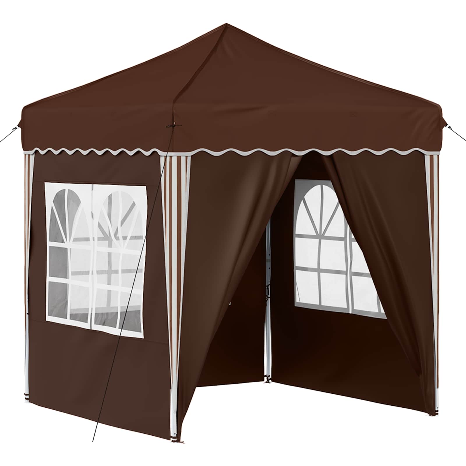 Pop-up šventinis palapinė 195 x 195 x 245 cm Ruda Pop-up šventinis palapinė 195 x 195 x 245 cm Ruda - Image 3