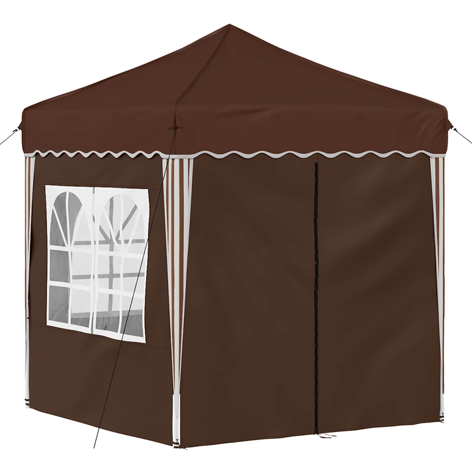 Pop-up šventinis palapinė 195 x 195 x 245 cm Ruda Pop-up šventinis palapinė 195 x 195 x 245 cm Ruda - Image 6