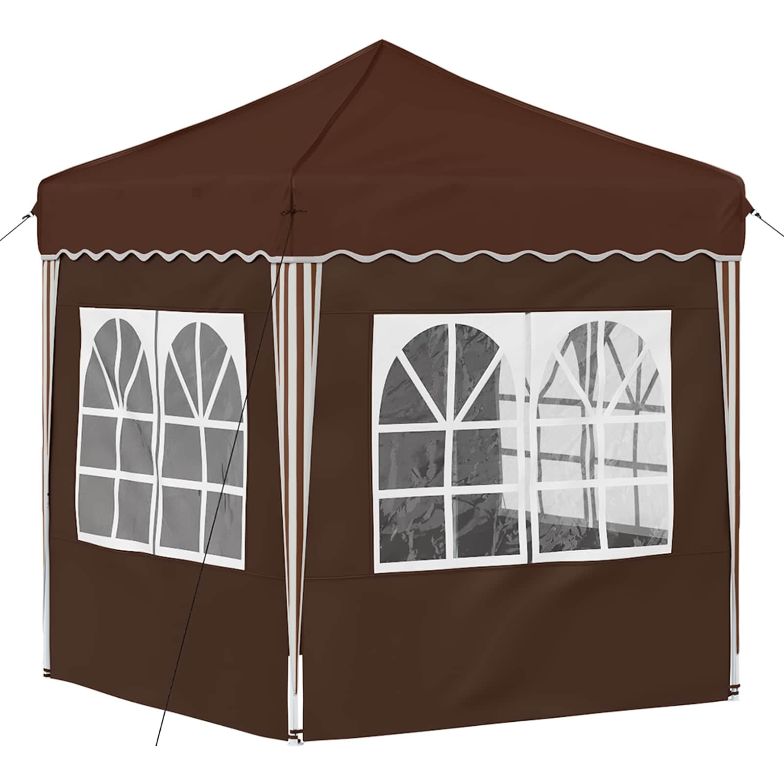 Pop-up šventinis palapinė 195 x 195 x 245 cm Ruda Pop-up šventinis palapinė 195 x 195 x 245 cm Ruda - Image 10