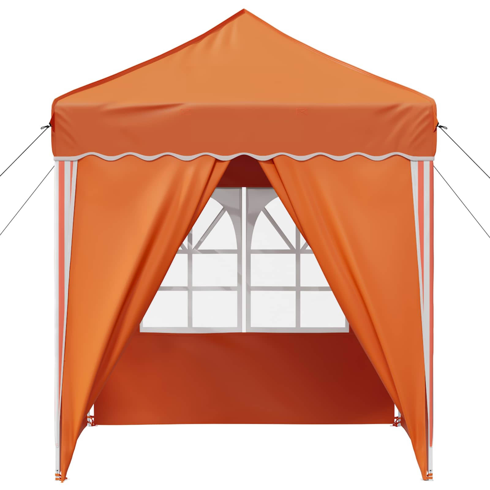 Pop-up šventinis palapinė 195 x 195 x 245 cm Oranžinė Pop-up šventinis palapinė 195 x 195 x 245 cm Oranžinė - Image 8