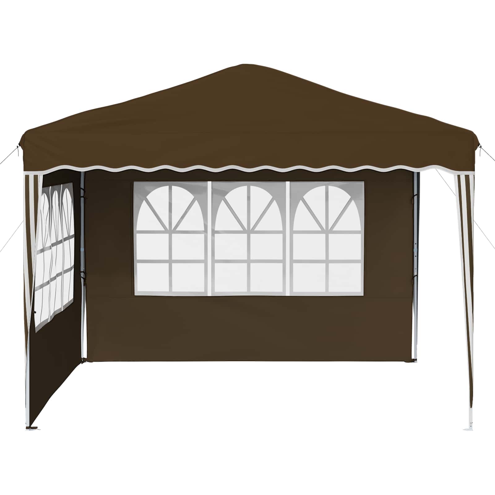 Pop-up šventinis palapinė 288 x 288 x 245 cm Taupe Pop-up šventinis palapinė 288 x 288 x 245 cm Taupe - Image 7