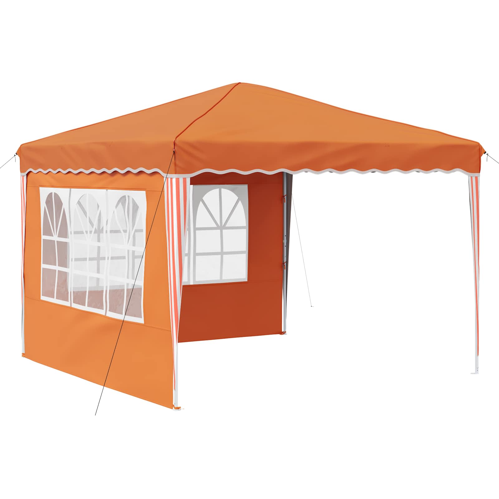 Pop-up šventinis palapinė 288 x 288 x 245 cm Oranžinė Pop-up šventinis palapinė 288 x 288 x 245 cm Oranžinė - Image 3