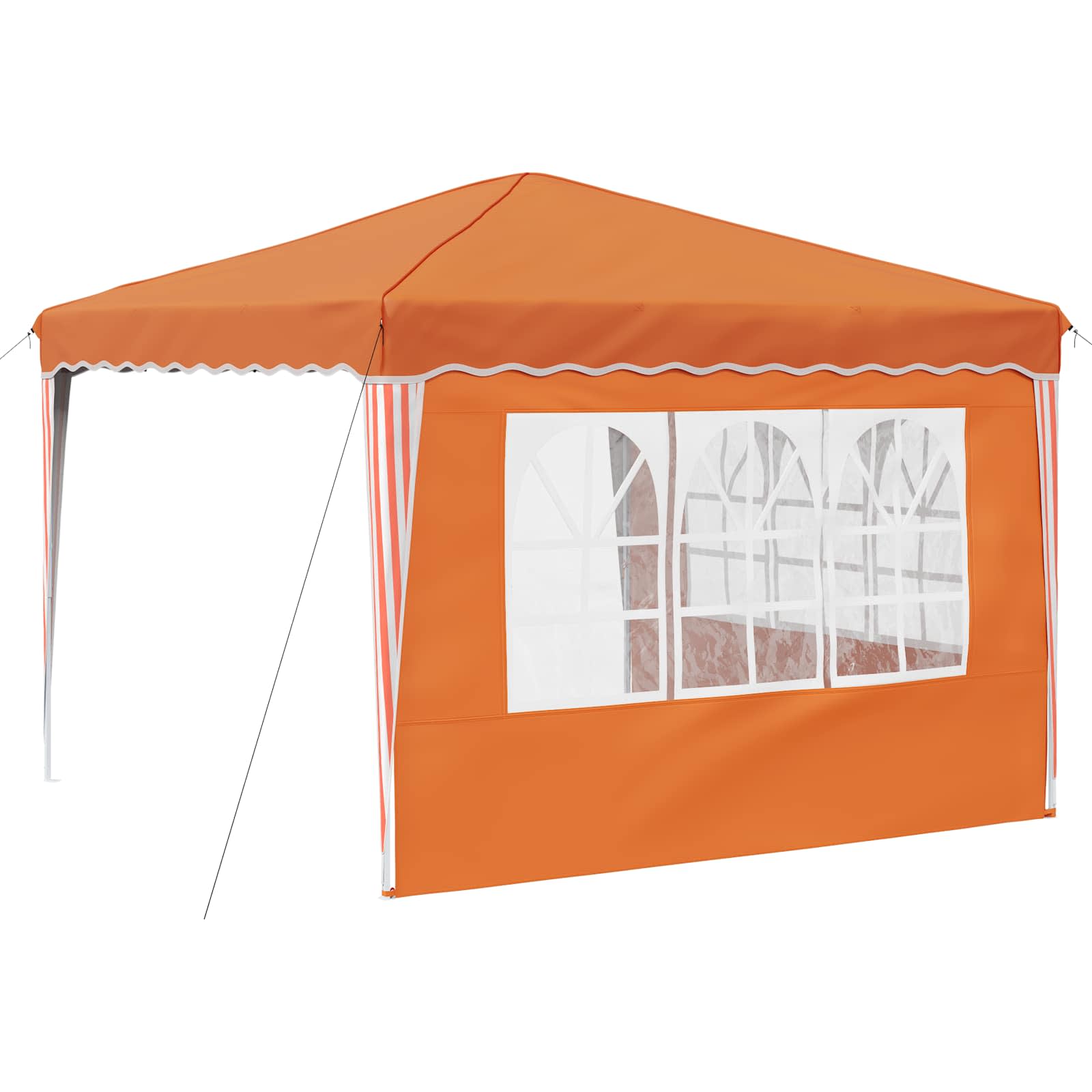 Pop-up šventinis palapinė 288 x 288 x 245 cm Oranžinė Pop-up šventinis palapinė 288 x 288 x 245 cm Oranžinė - Image 9