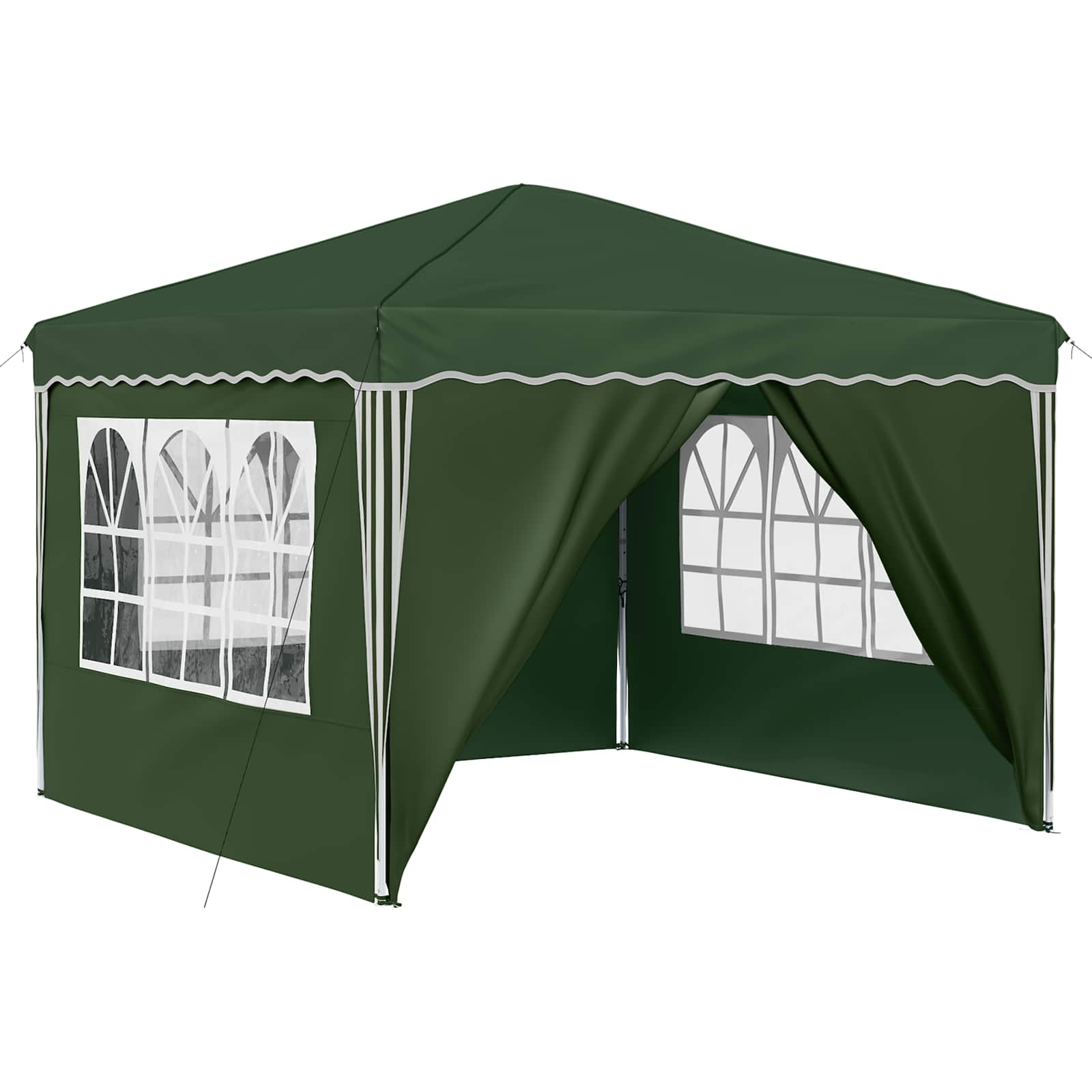 Pop-up šventinis palapinė 288 x 288 x 245 cm Žalia Pop-up šventinis palapinė 288 x 288 x 245 cm Žalia - Image 3