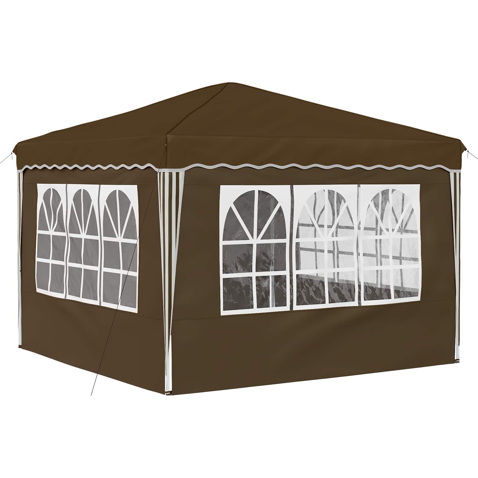 Pop-up šventinis palapinė 288 x 288 x 245 cm Taupe Pop-up šventinis palapinė 288 x 288 x 245 cm Taupe - Image 10