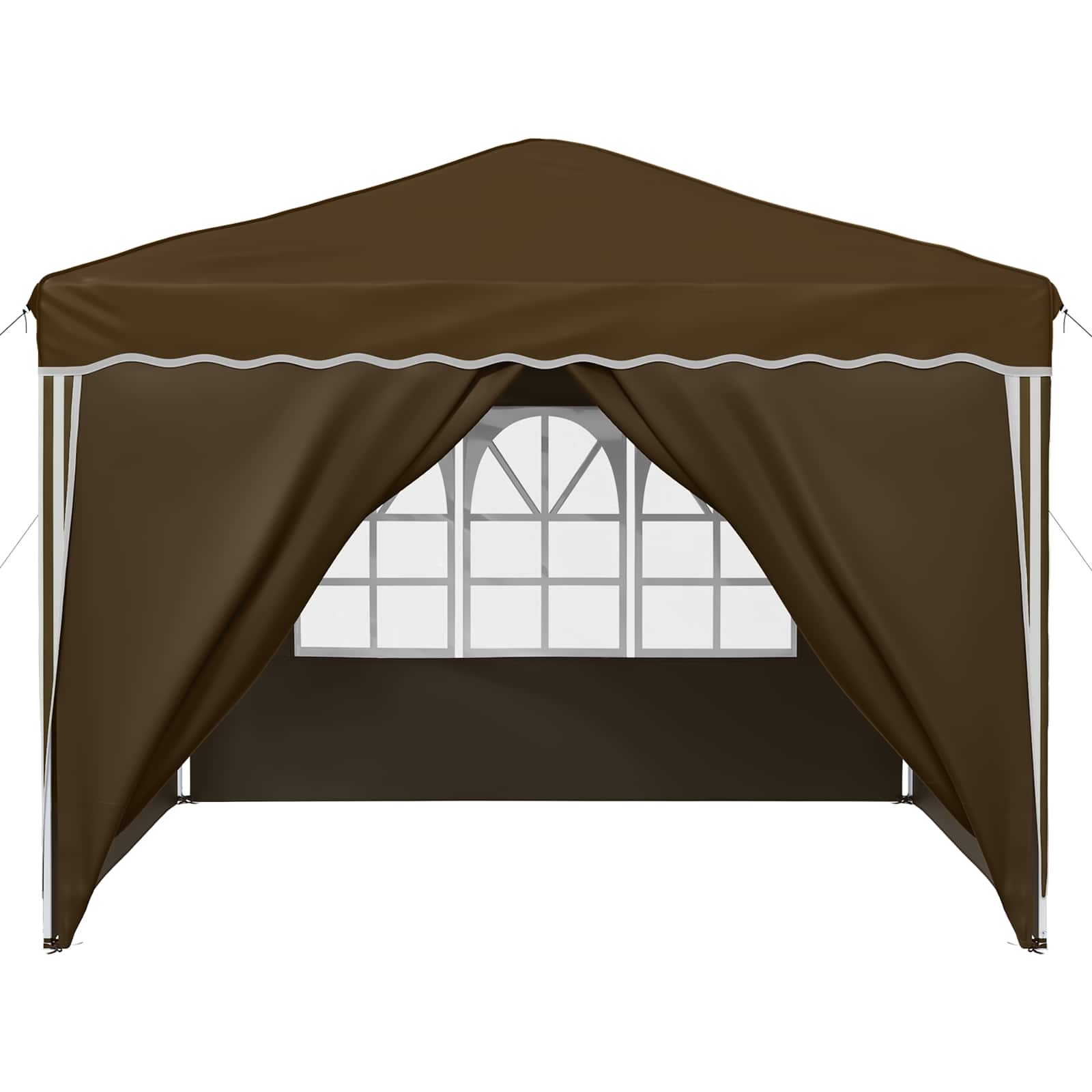 Pop-up šventinis palapinė 288 x 288 x 245 cm Taupe Pop-up šventinis palapinė 288 x 288 x 245 cm Taupe - Image 8