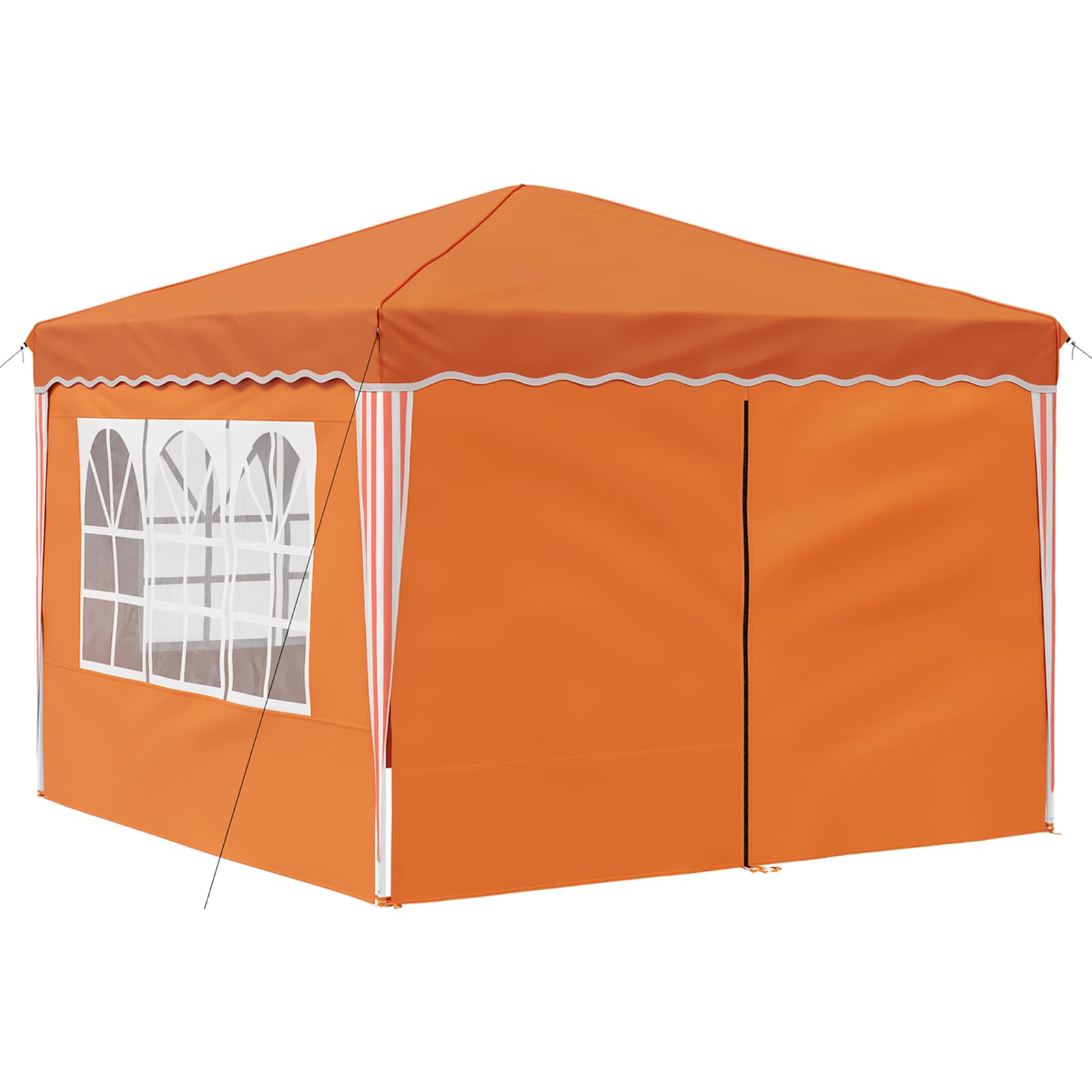 Pop-up šventinis palapinė 288 x 288 x 245 cm Oranžinė Pop-up šventinis palapinė 288 x 288 x 245 cm Oranžinė - Image 6