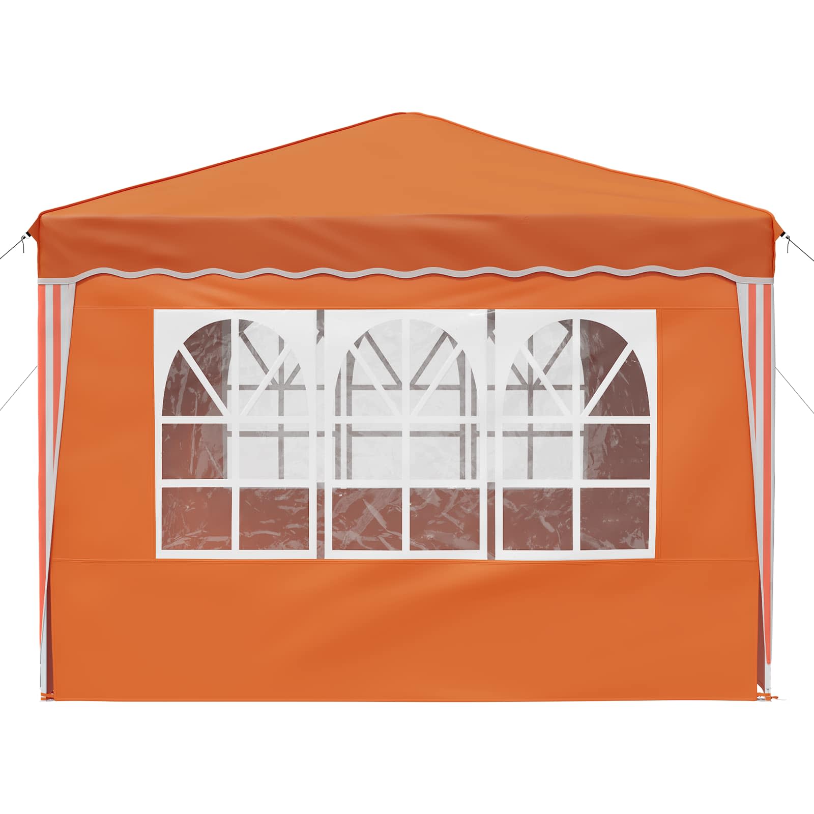 Pop-up šventinis palapinė 288 x 288 x 245 cm Oranžinė Pop-up šventinis palapinė 288 x 288 x 245 cm Oranžinė - Image 9