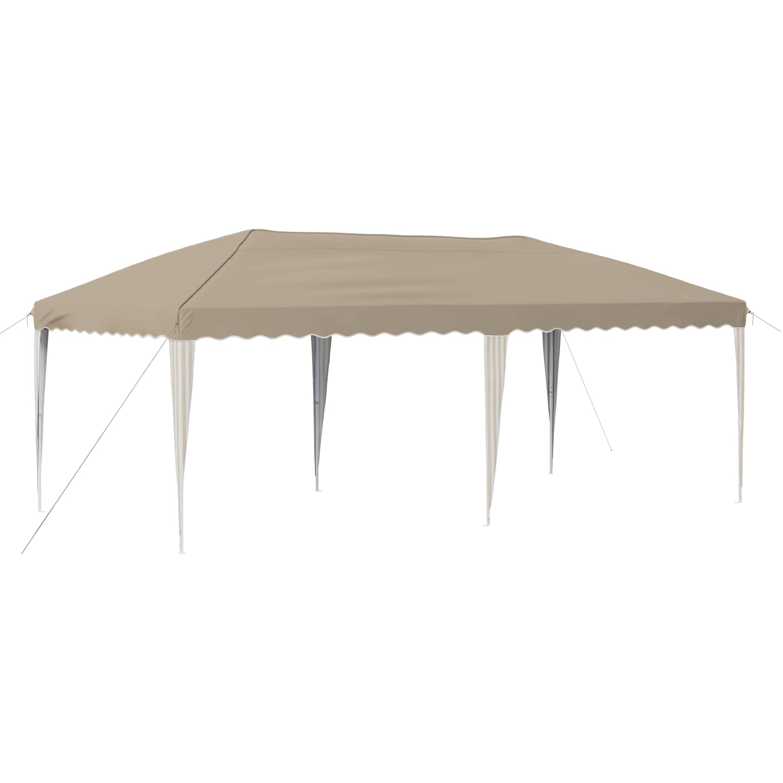 Pop-up šventinis palapinė 575 x 290 x 245 cm Kreminė Pop-up šventinis palapinė 575 x 290 x 245 cm Kreminė - Image 3