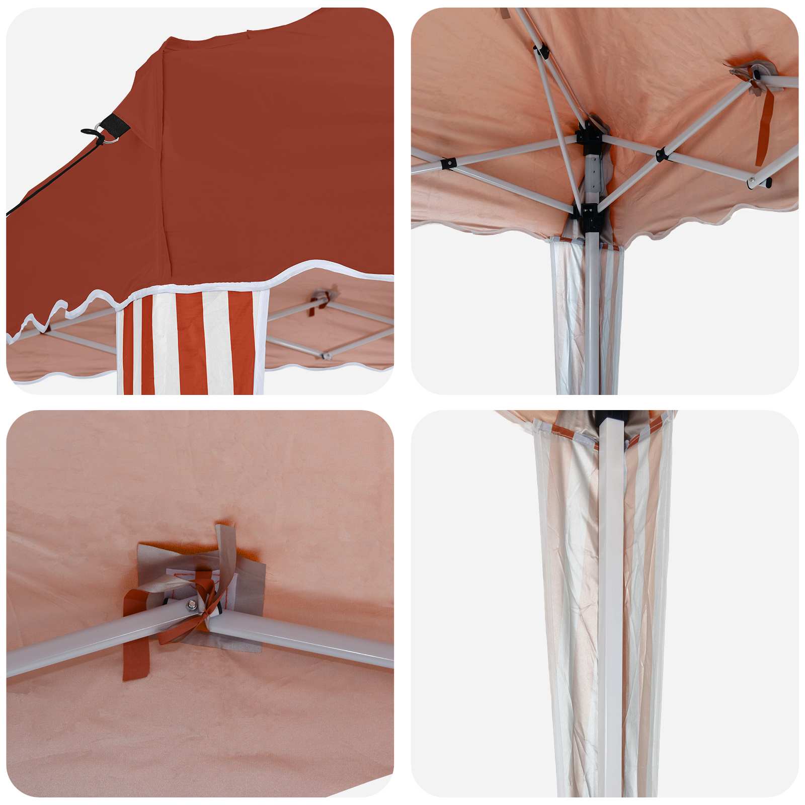 Pop-up šventinis palapinė 575 x 290 x 245 cm Terakotos Pop-up šventinis palapinė 575 x 290 x 245 cm Terakotos - Image 10