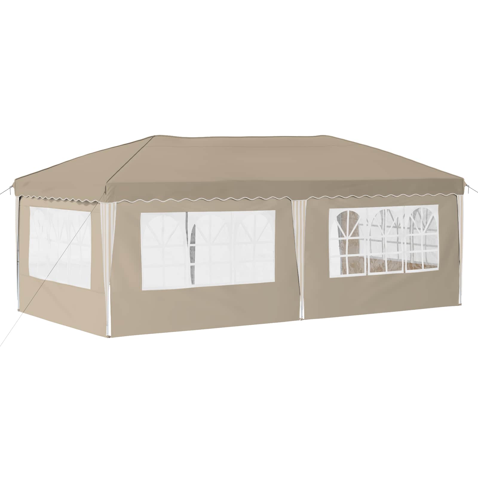 Pop-up šventinis palapinė 575 x 289 x 245 cm Kreminė Pop-up šventinis palapinė 575 x 289 x 245 cm Kreminė - Image 8