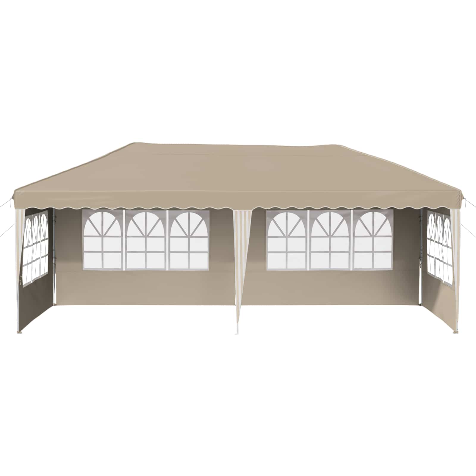 Pop-up šventinis palapinė 575 x 289 x 245 cm Kreminė Pop-up šventinis palapinė 575 x 289 x 245 cm Kreminė - Image 6