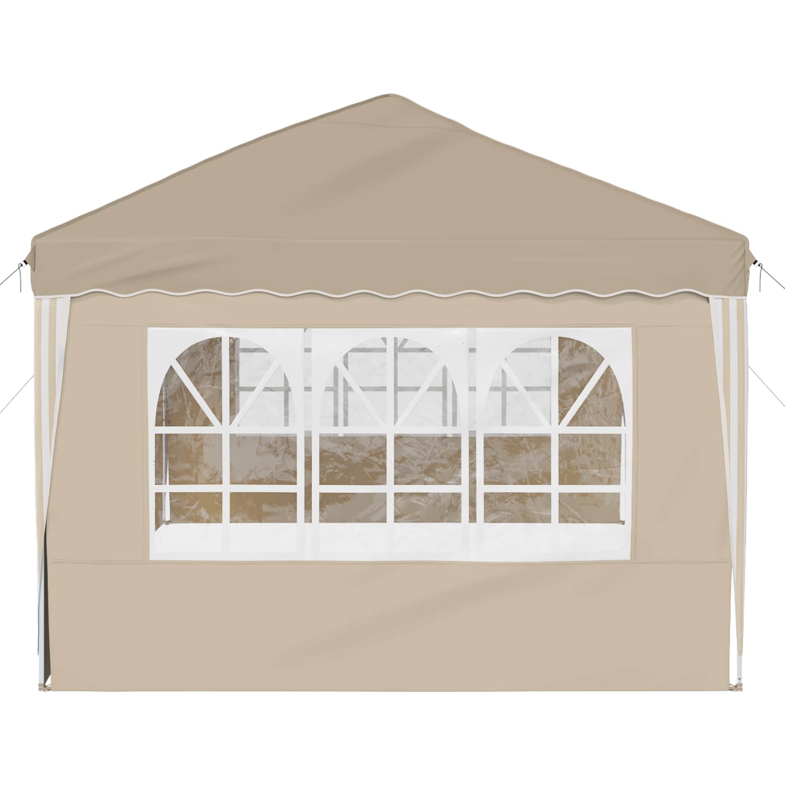Pop-up šventinis palapinė 575 x 289 x 245 cm Kreminė Pop-up šventinis palapinė 575 x 289 x 245 cm Kreminė - Image 7