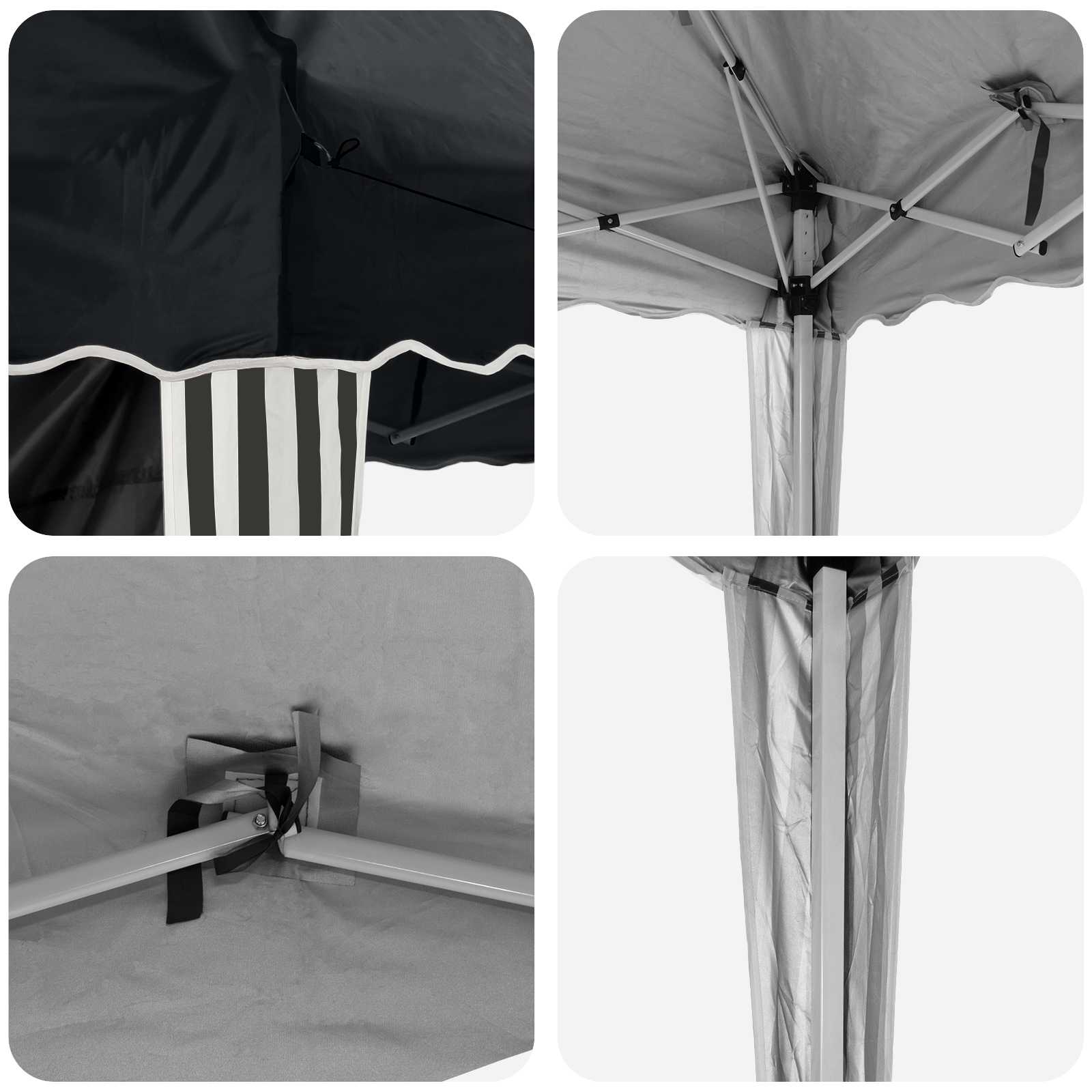 Pop-up šventinis palapinė 575 x 289 x 245 cm Antracitas Pop-up šventinis palapinė 575 x 289 x 245 cm Antracitas - Image 11