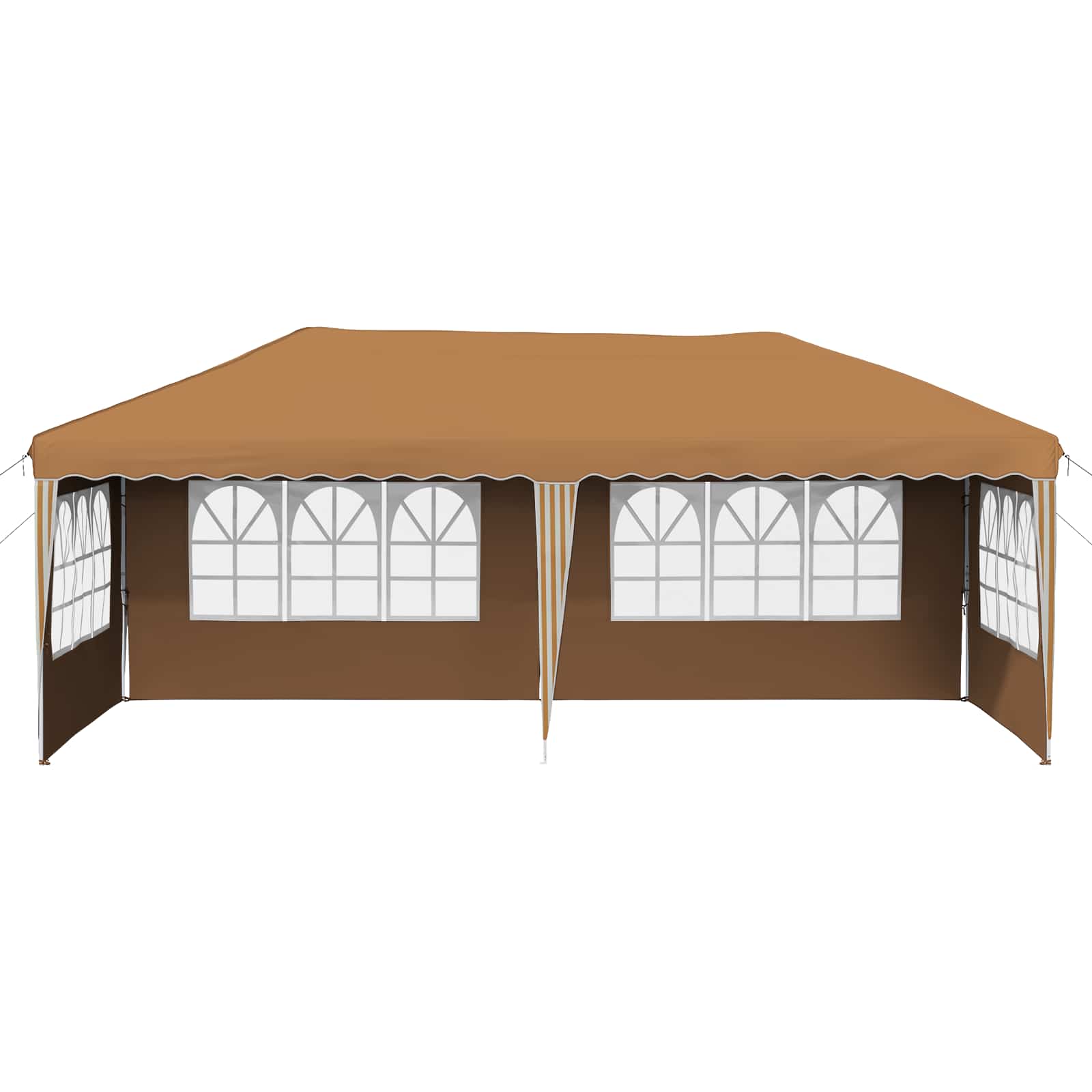 Pop-up šventinis palapinė 575 x 289 x 245 cm Smėlio Pop-up šventinis palapinė 575 x 289 x 245 cm Smėlio - Image 6
