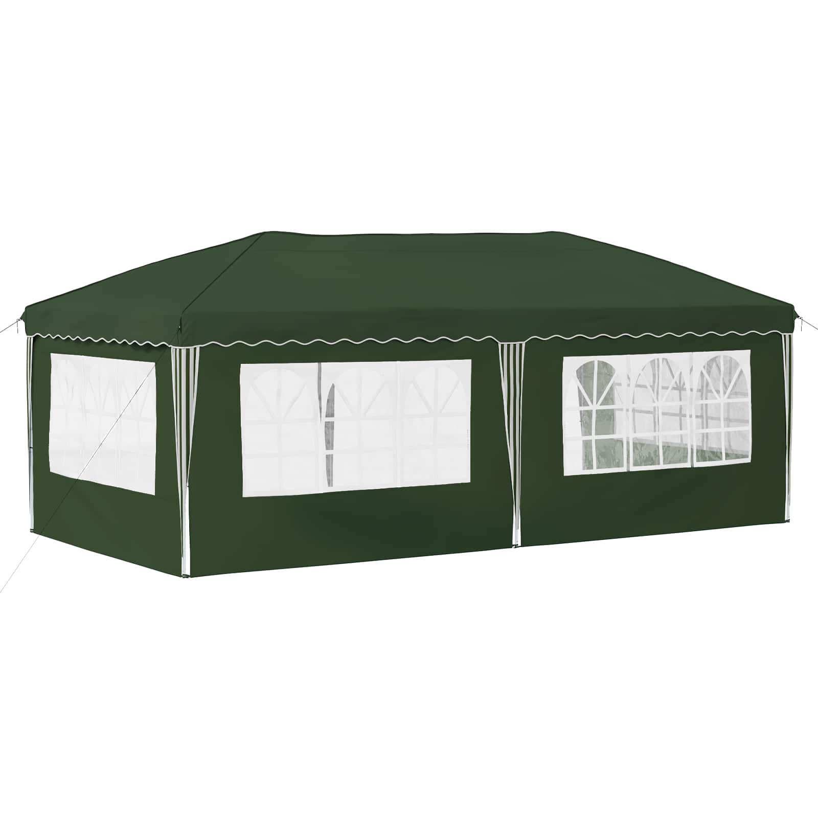 Pop-up šventinis palapinė 575 x 289 x 245 cm Žalia Pop-up šventinis palapinė 575 x 289 x 245 cm Žalia - Image 8