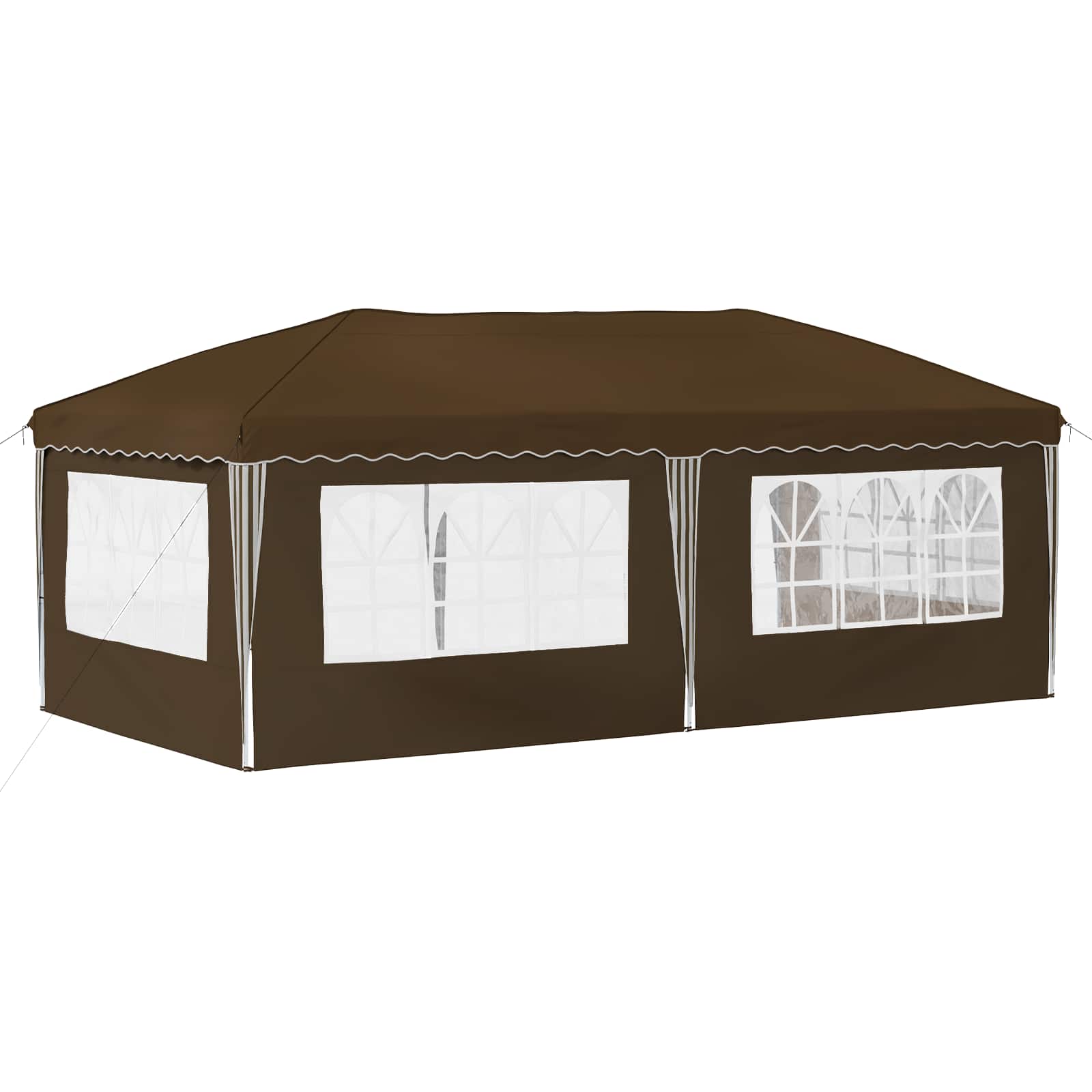 Pop-up šventinis palapinė 575 x 289 x 245 cm Taupe Pop-up šventinis palapinė 575 x 289 x 245 cm Taupe - Image 8