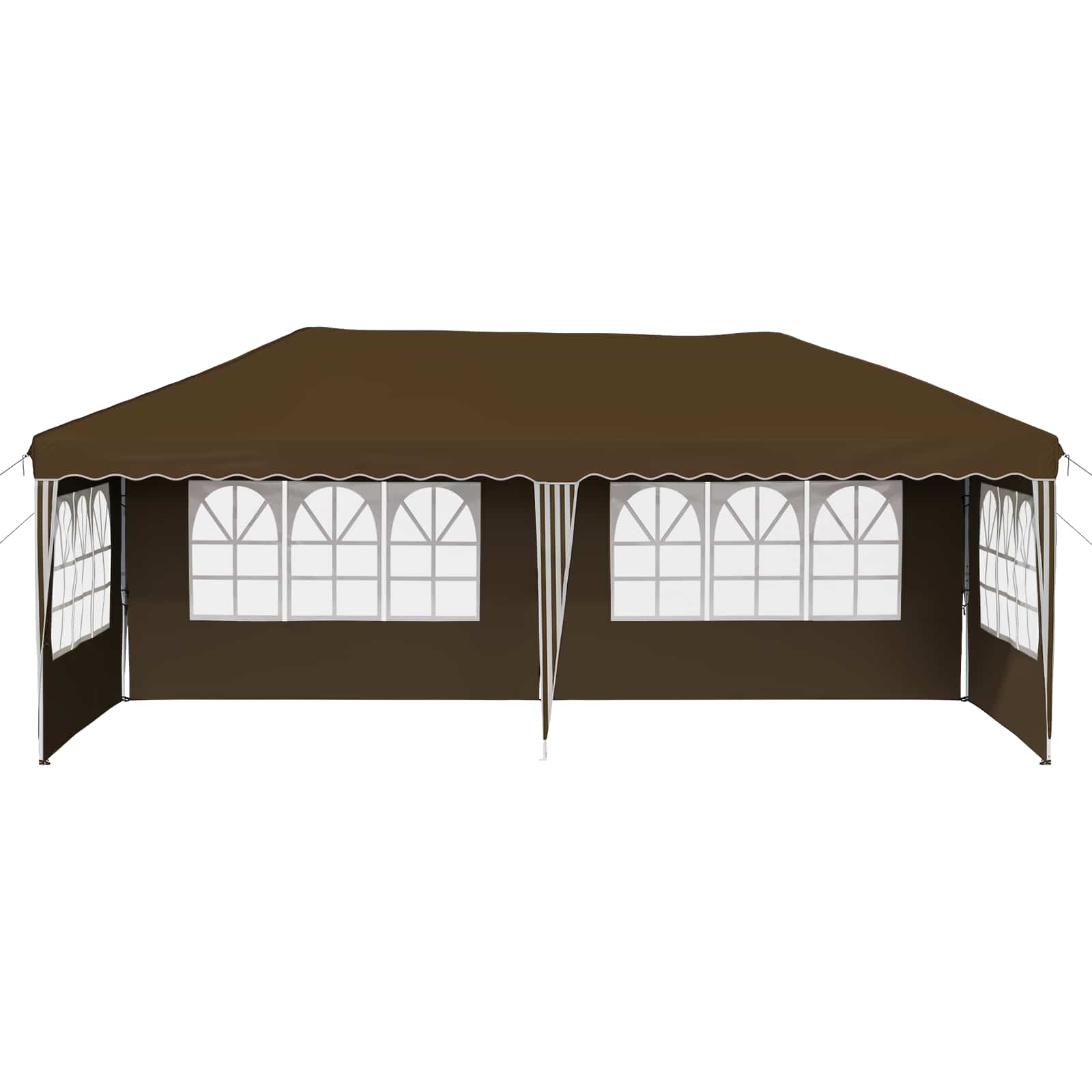 Pop-up šventinis palapinė 575 x 289 x 245 cm Taupe Pop-up šventinis palapinė 575 x 289 x 245 cm Taupe - Image 6