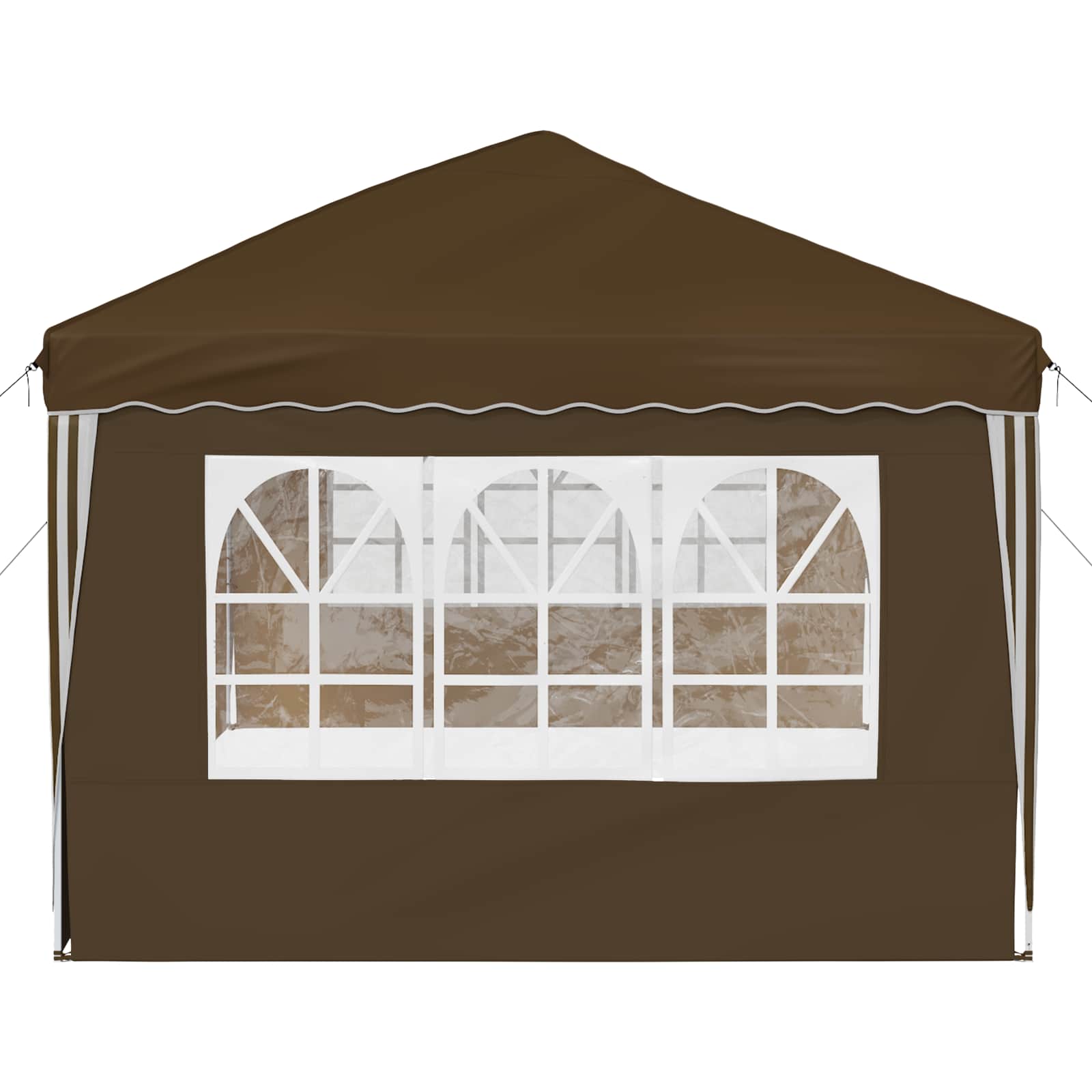Pop-up šventinis palapinė 575 x 289 x 245 cm Taupe Pop-up šventinis palapinė 575 x 289 x 245 cm Taupe - Image 7