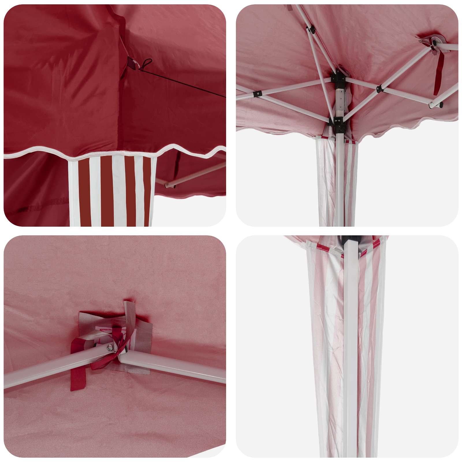 Pop-up šventinis palapinė 575 x 289 x 245 cm Vyšninė Pop-up šventinis palapinė 575 x 289 x 245 cm Vyšninė - Image 11