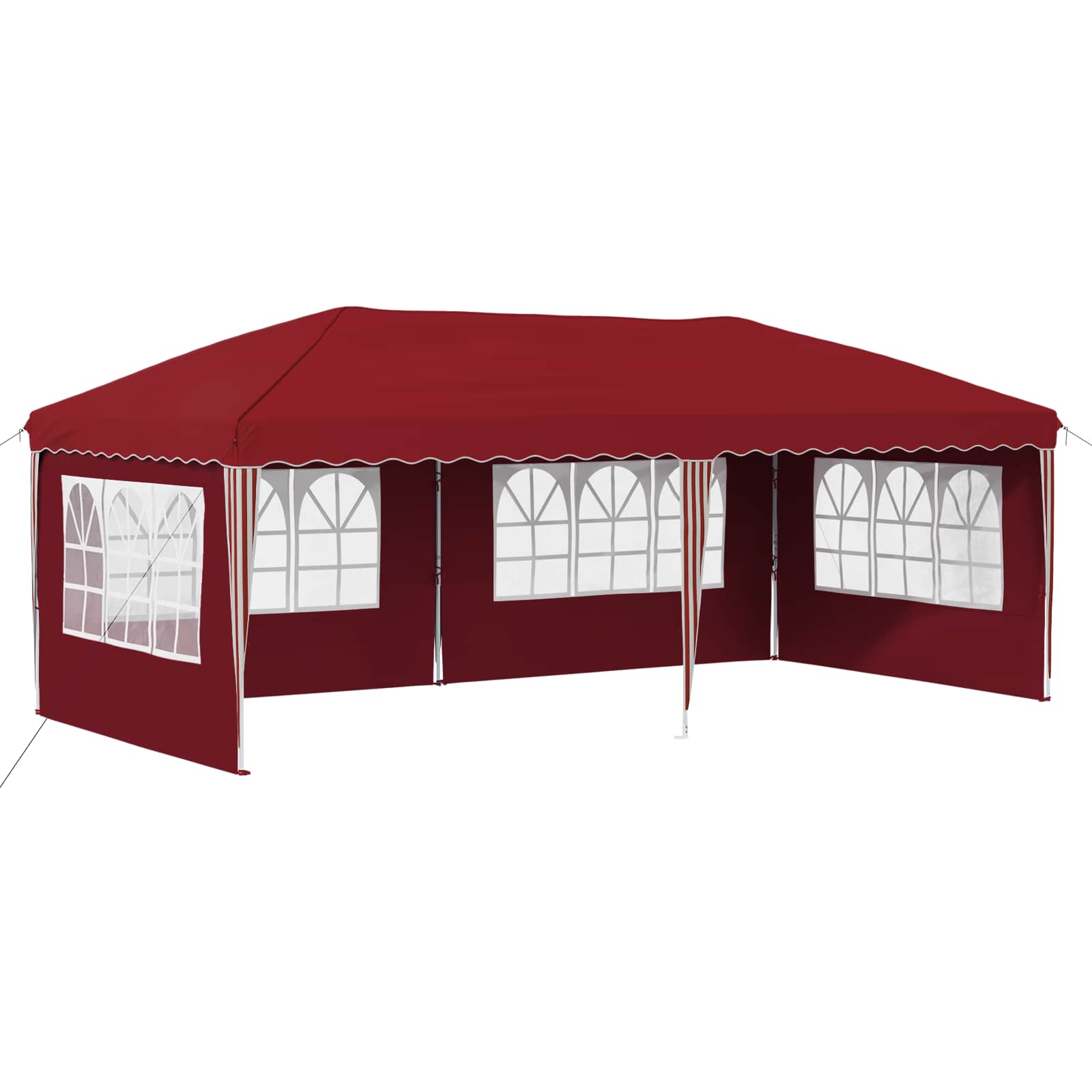 Pop-up šventinis palapinė 575 x 289 x 245 cm Vyšninė Pop-up šventinis palapinė 575 x 289 x 245 cm Vyšninė - Image 3
