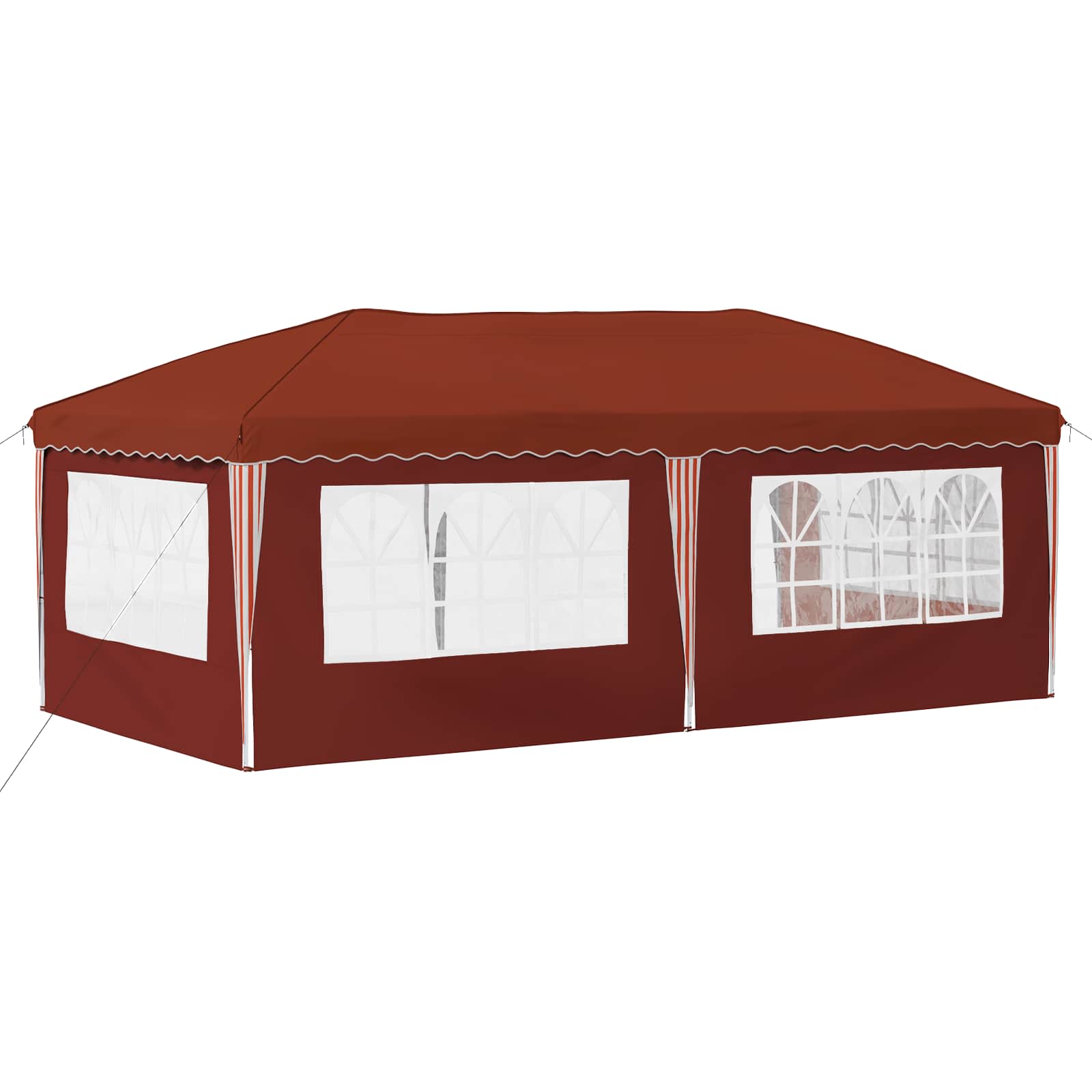Pop-up šventinis palapinė 575 x 289 x 245 cm Terakotos Pop-up šventinis palapinė 575 x 289 x 245 cm Terakotos - Image 8