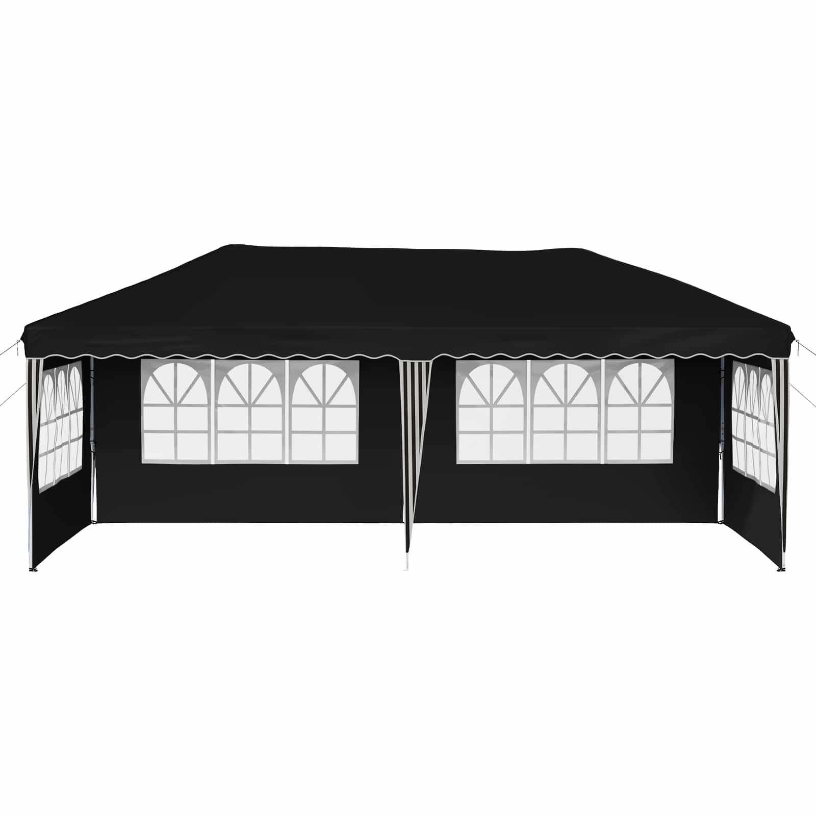 Pop-up šventinis palapinė 575 x 289 x 245 cm Juoda Pop-up šventinis palapinė 575 x 289 x 245 cm Juoda - Image 6
