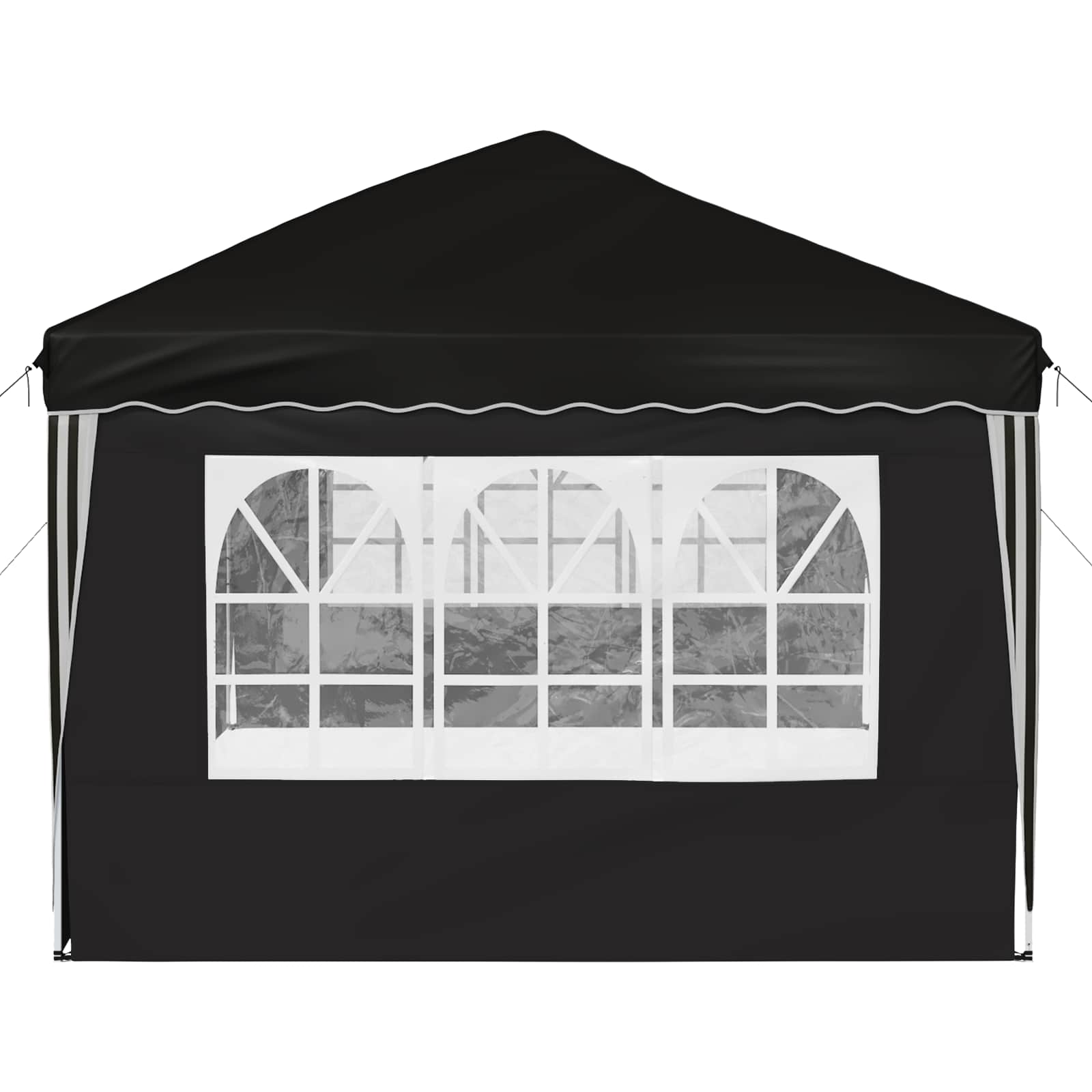 Pop-up šventinis palapinė 575 x 289 x 245 cm Juoda Pop-up šventinis palapinė 575 x 289 x 245 cm Juoda - Image 7