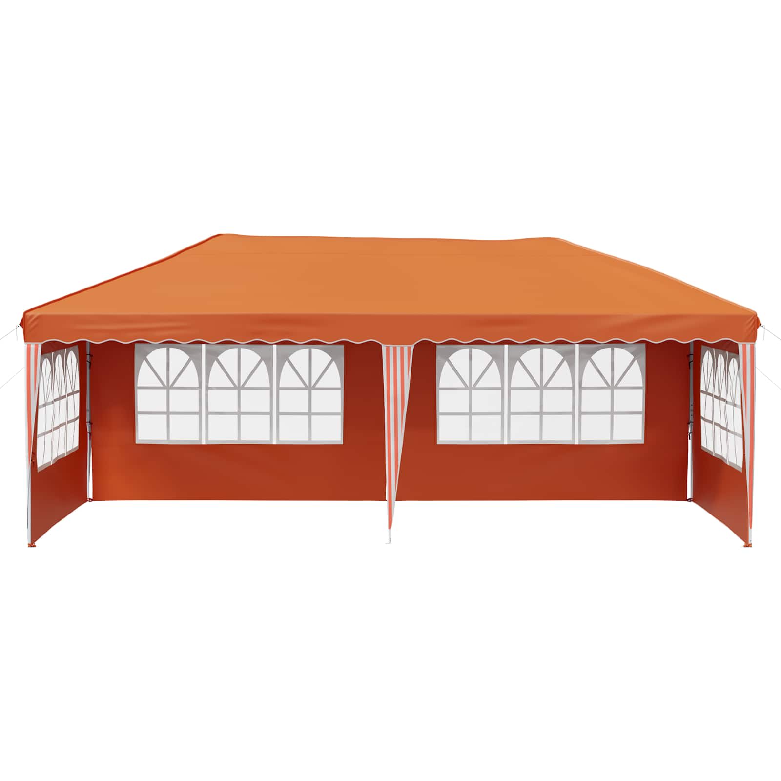 Pop-up šventinis palapinė 575 x 289 x 245 cm Oranžinė Pop-up šventinis palapinė 575 x 289 x 245 cm Oranžinė - Image 6