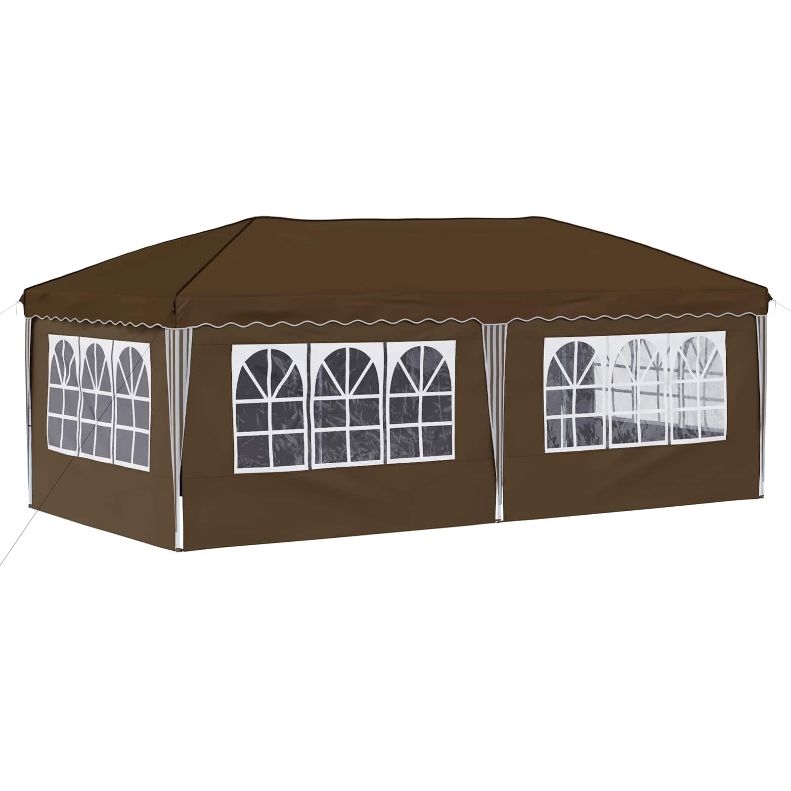 Pop-up šventinis palapinė 575 x 288 x 245 cm Taupe Pop-up šventinis palapinė 575 x 288 x 245 cm Taupe - Image 9