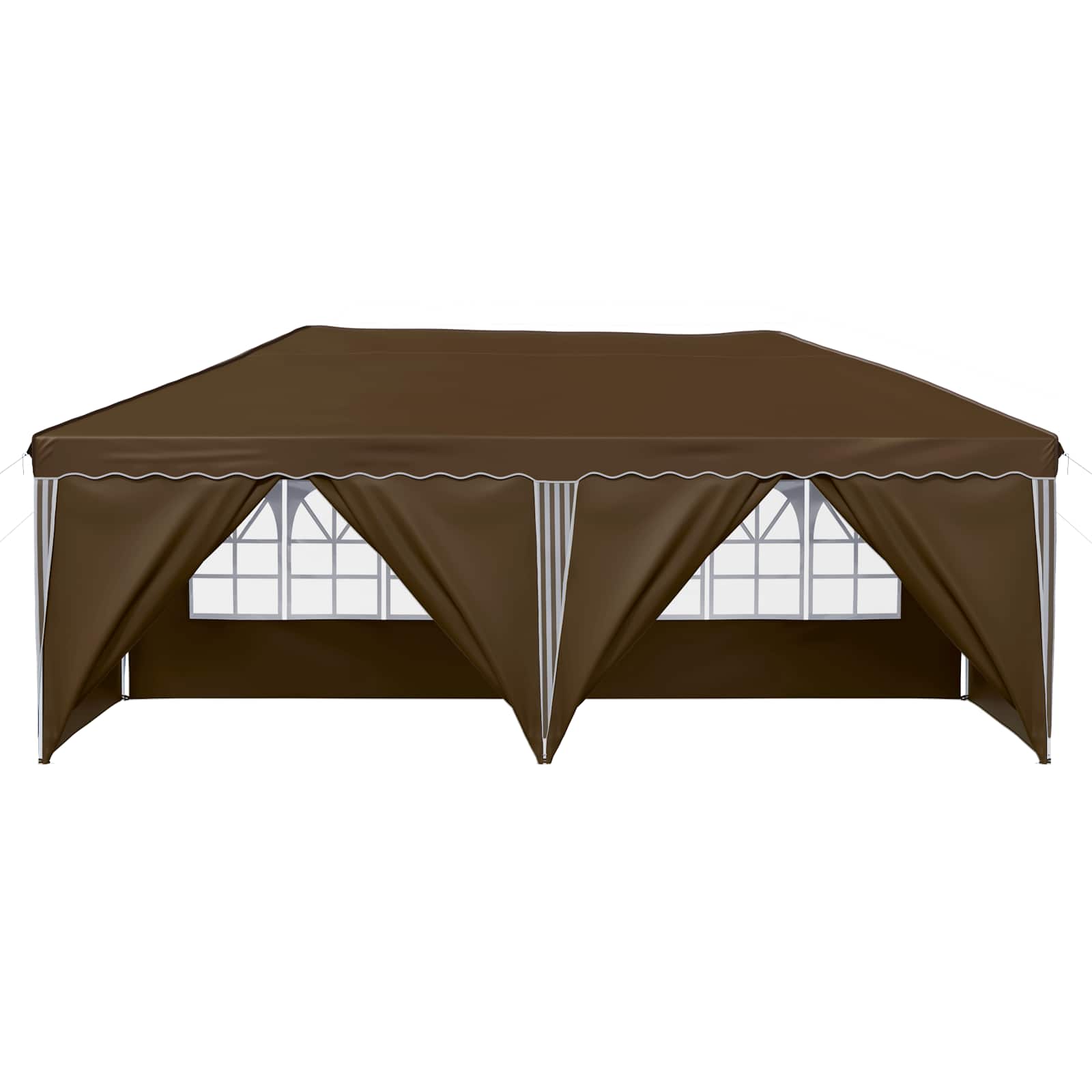 Pop-up šventinis palapinė 575 x 288 x 245 cm Taupe Pop-up šventinis palapinė 575 x 288 x 245 cm Taupe - Image 7