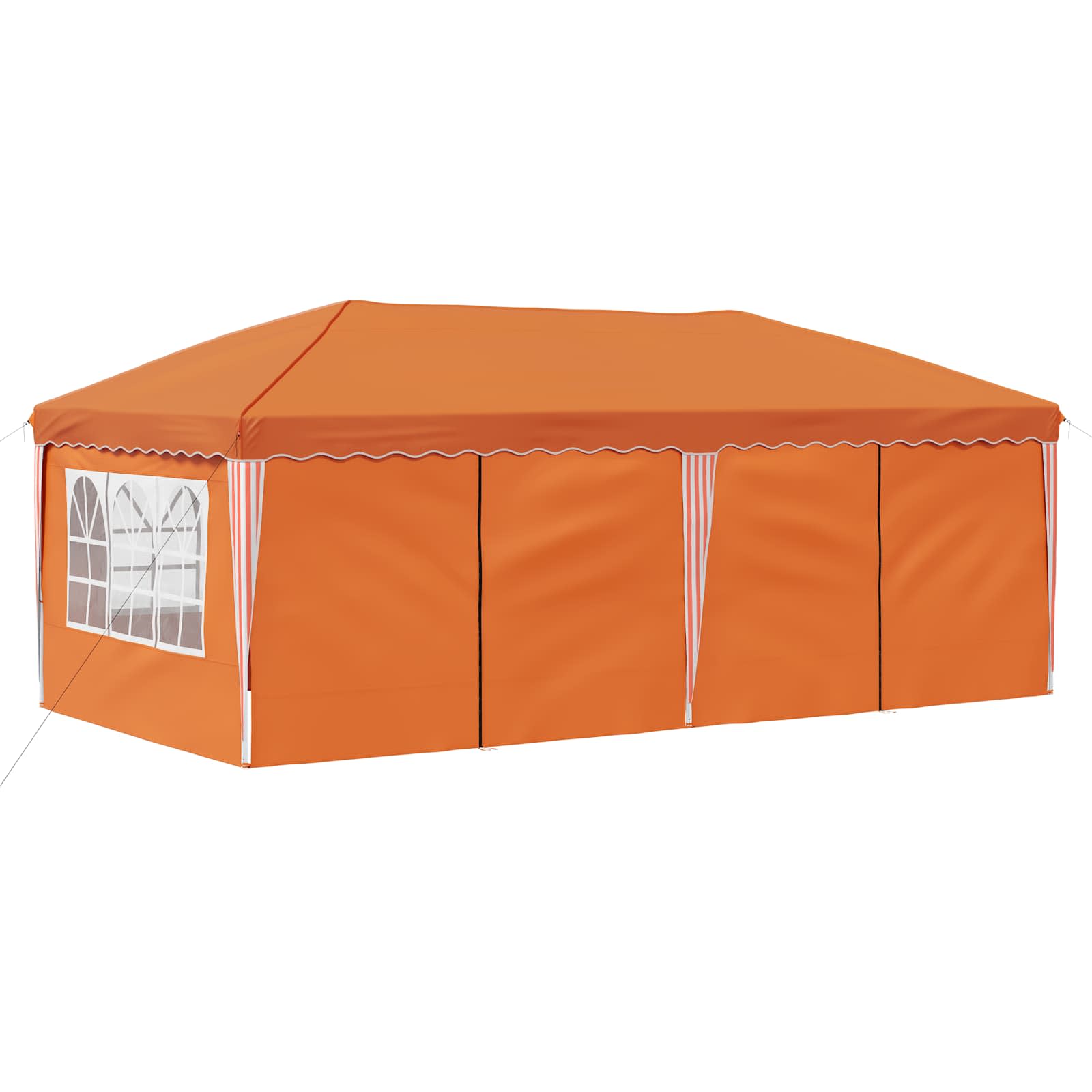 Pop-up šventinis palapinė 575 x 288 x 245 cm Oranžinė Pop-up šventinis palapinė 575 x 288 x 245 cm Oranžinė - Image 5