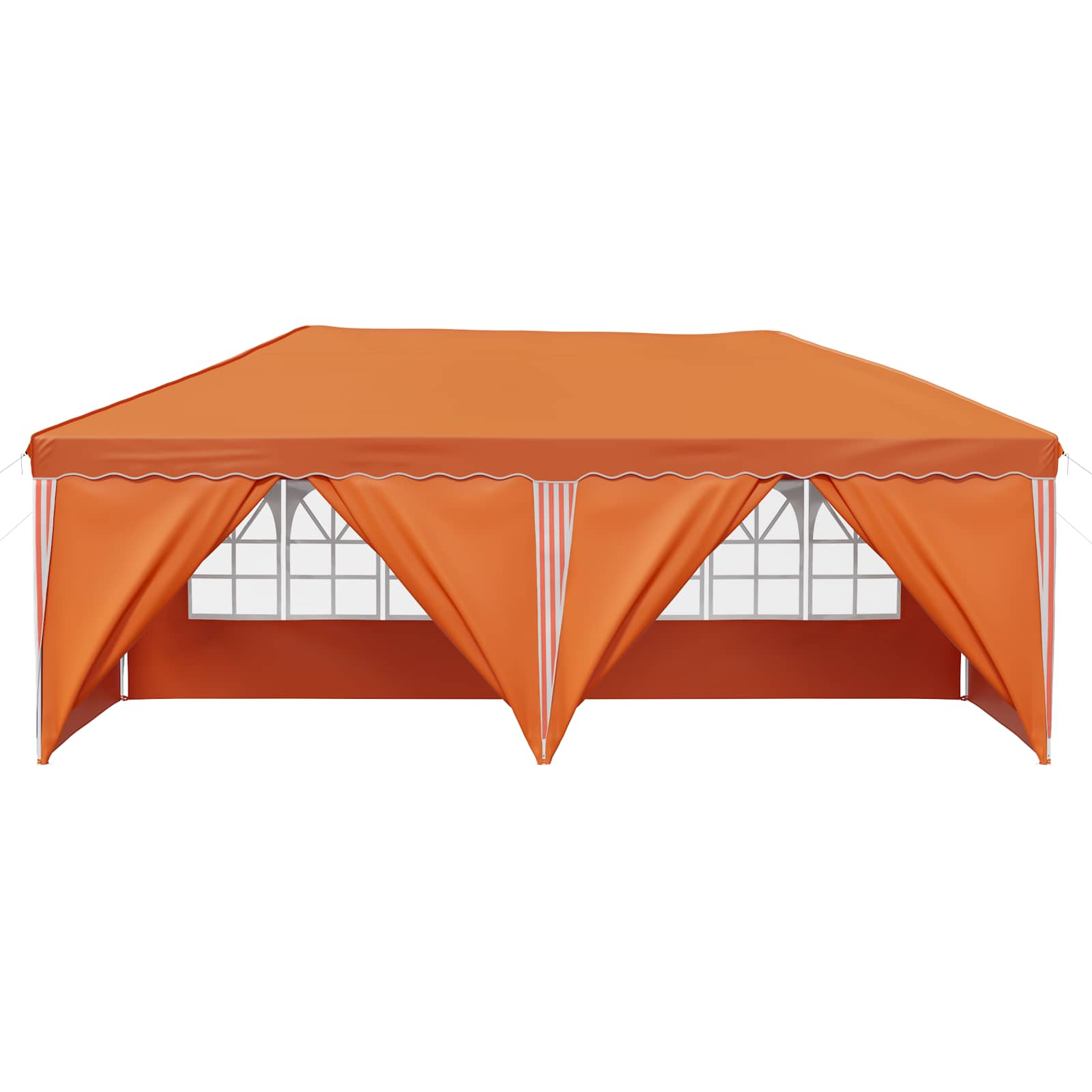 Pop-up šventinis palapinė 575 x 288 x 245 cm Oranžinė Pop-up šventinis palapinė 575 x 288 x 245 cm Oranžinė - Image 7