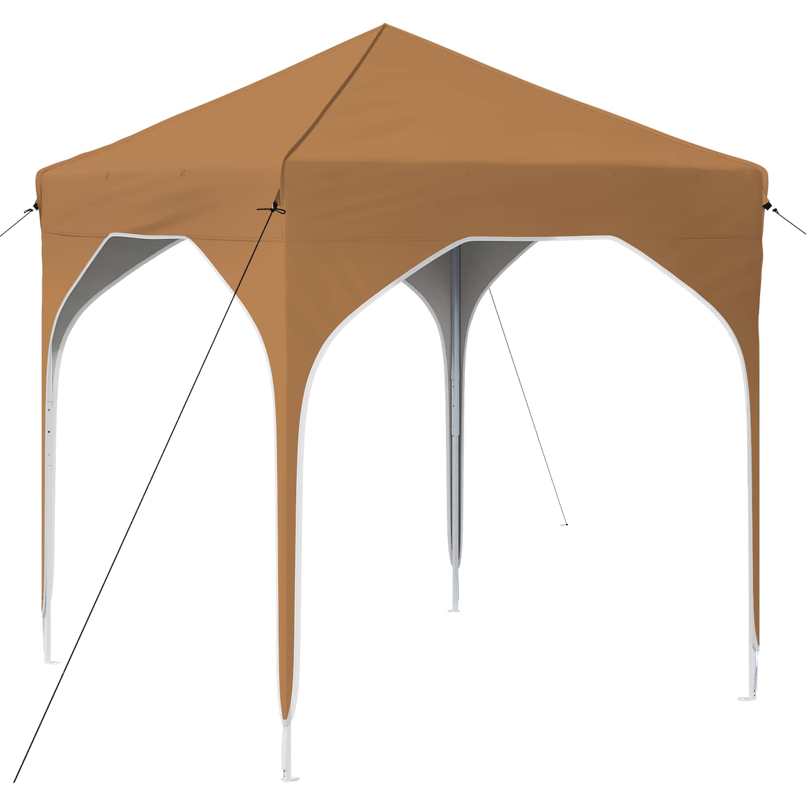 Pop-up šventinis palapinė 194 x 194 x 245 cm Smėlio Pop-up šventinis palapinė 194 x 194 x 245 cm Smėlio - Image 3