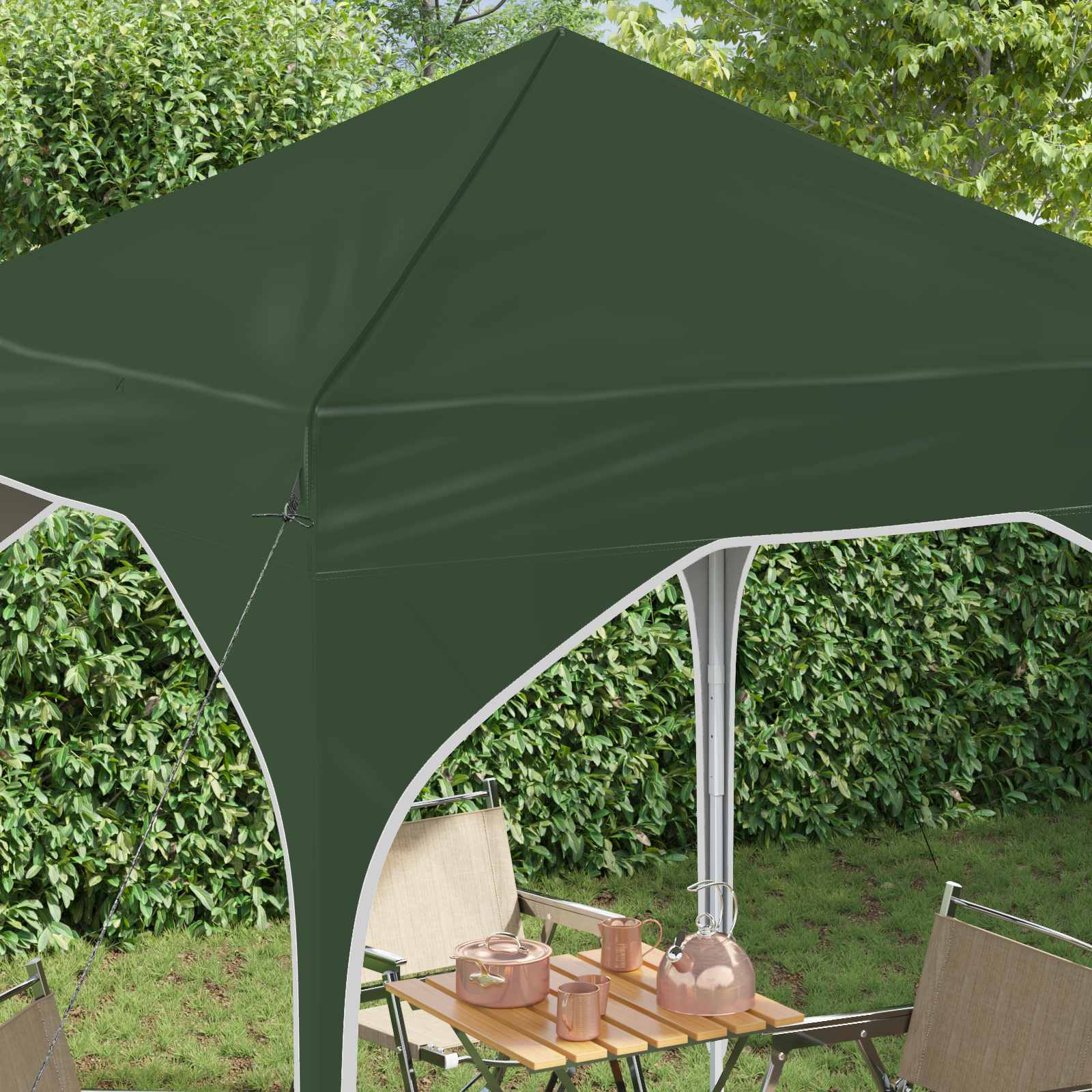 Pop-up šventinis palapinė 194 x 194 x 245 cm Žalia Pop-up šventinis palapinė 194 x 194 x 245 cm Žalia - Image 5