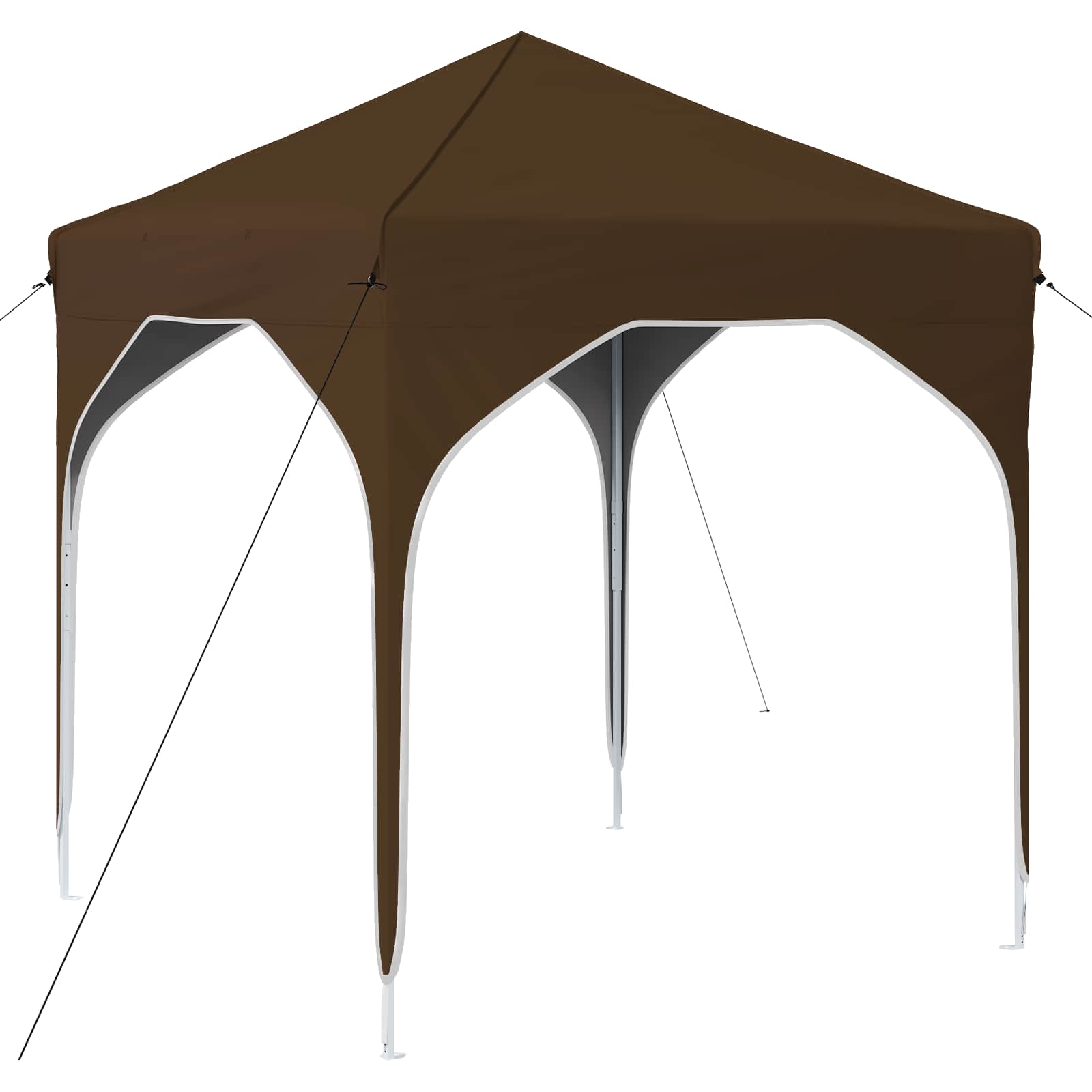 Pop-up šventinis palapinė 194 x 194 x 245 cm Taupe Pop-up šventinis palapinė 194 x 194 x 245 cm Taupe - Image 3