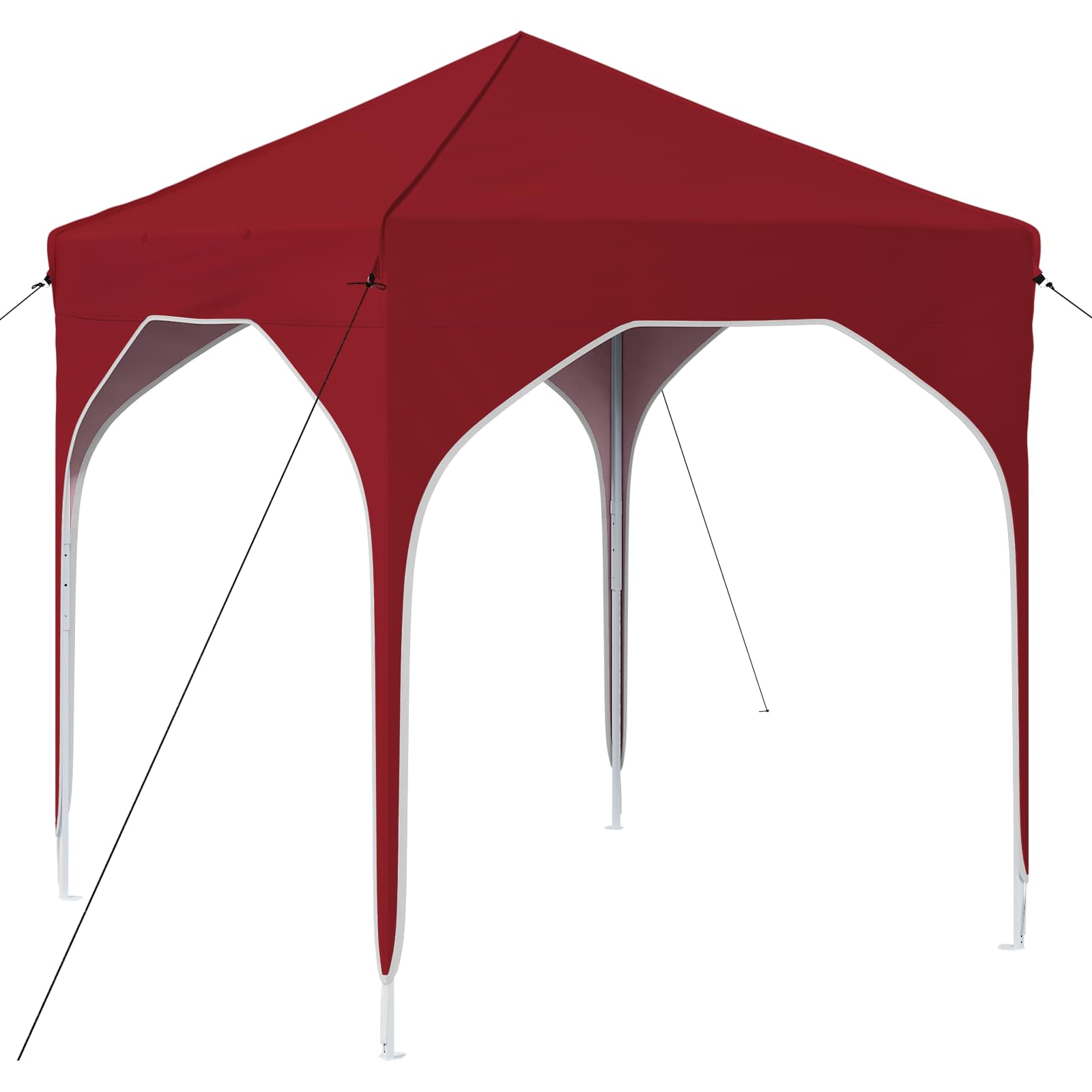 Pop-up šventinis palapinė 194 x 194 x 245 cm Vyšninė Pop-up šventinis palapinė 194 x 194 x 245 cm Vyšninė - Image 3