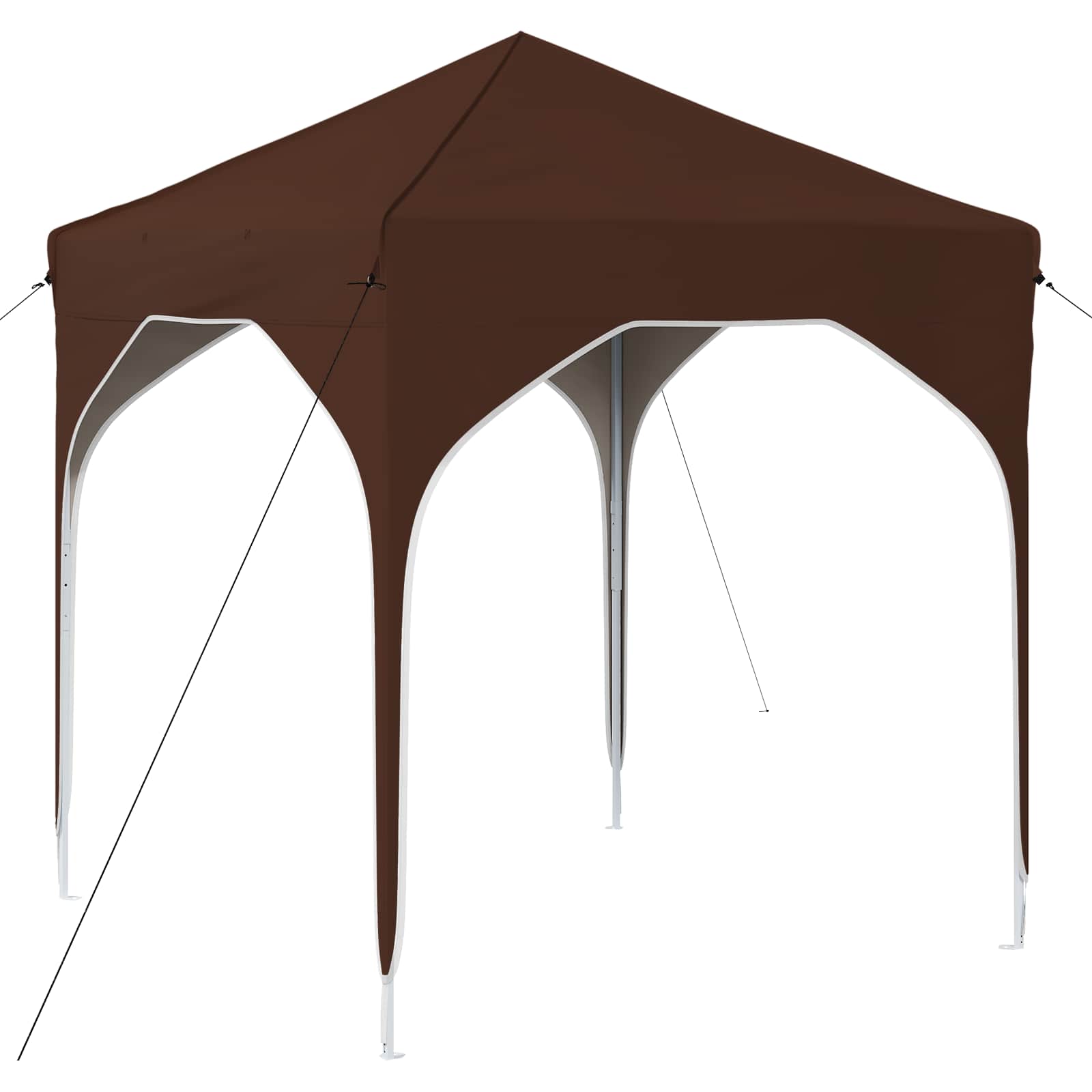 Pop-up šventinis palapinė 194 x 194 x 245 cm Ruda Pop-up šventinis palapinė 194 x 194 x 245 cm Ruda - Image 3